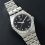 Royal | 38mm, Steel, Black Dial