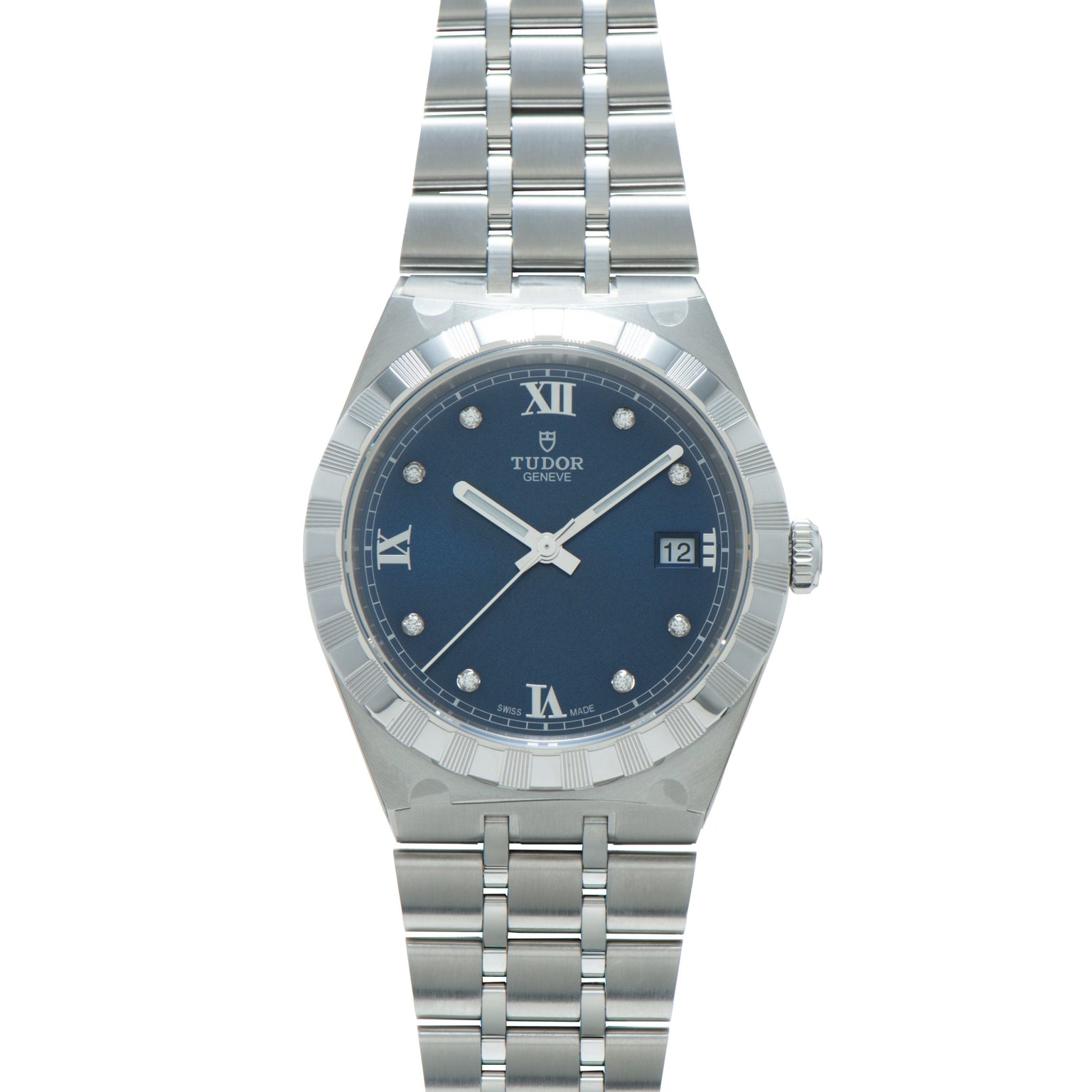 Royal | 38mm, Steel, Blue Dial
