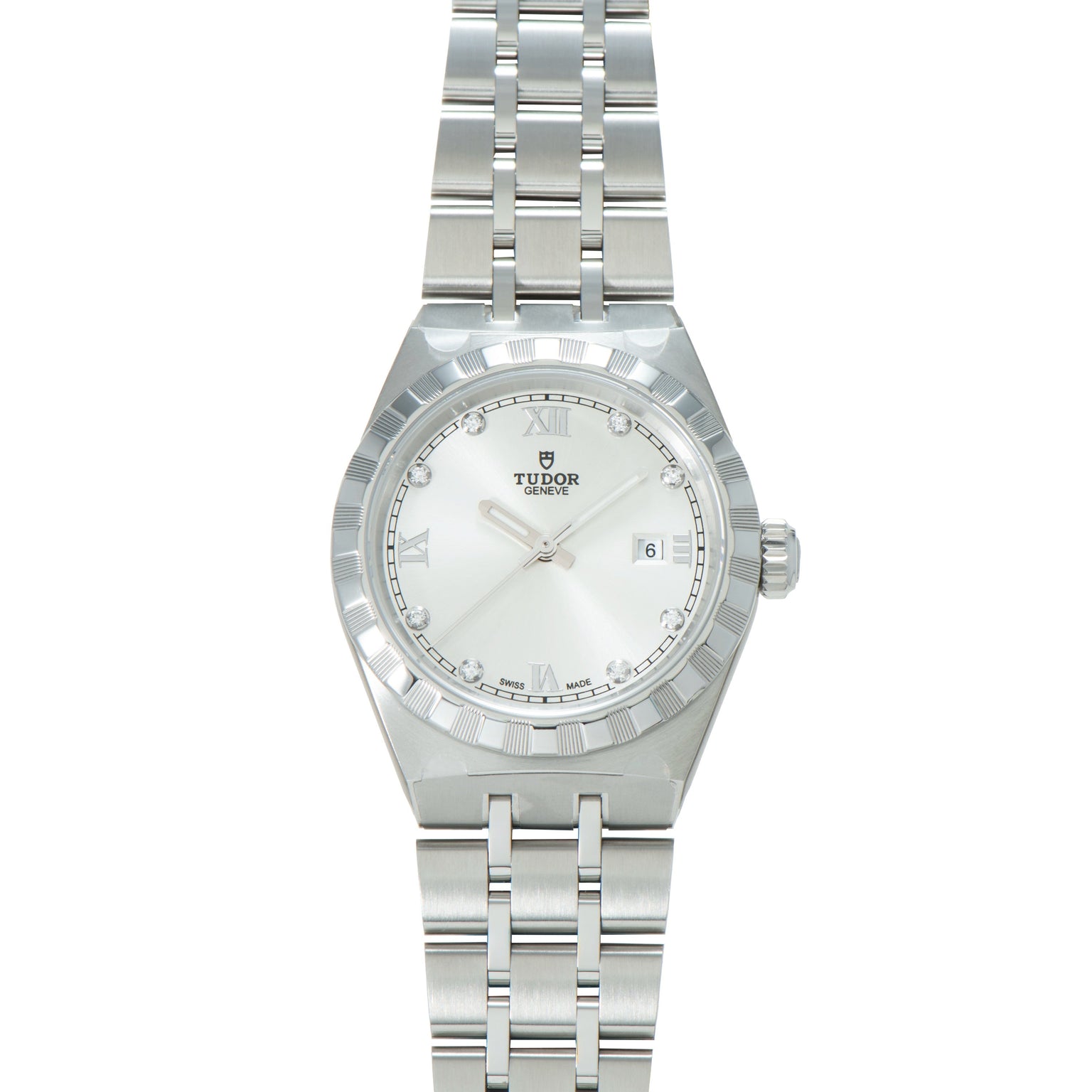 Royal | 28mm, Steel, Silver Dial
