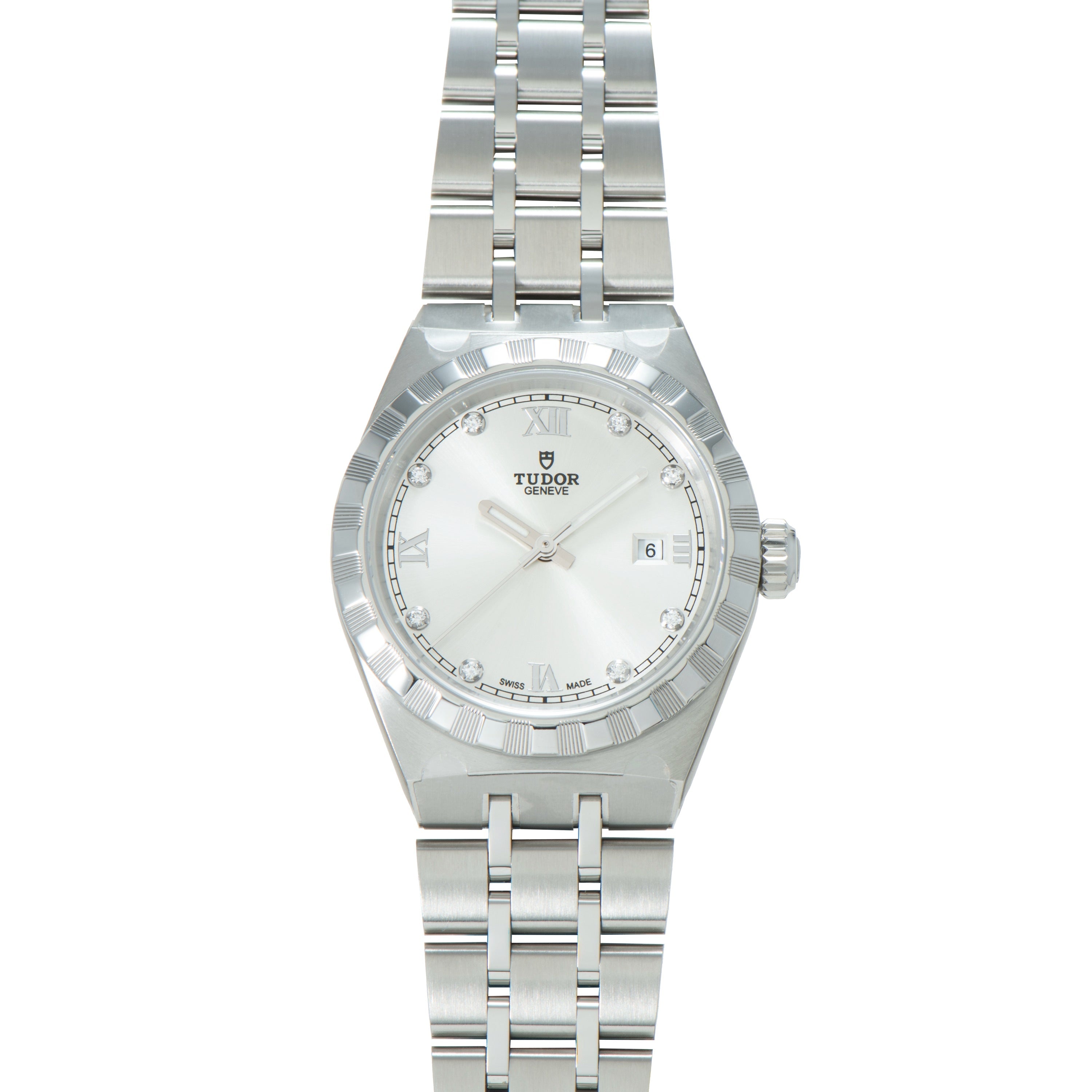 Royal | 28mm, Steel, Silver Dial