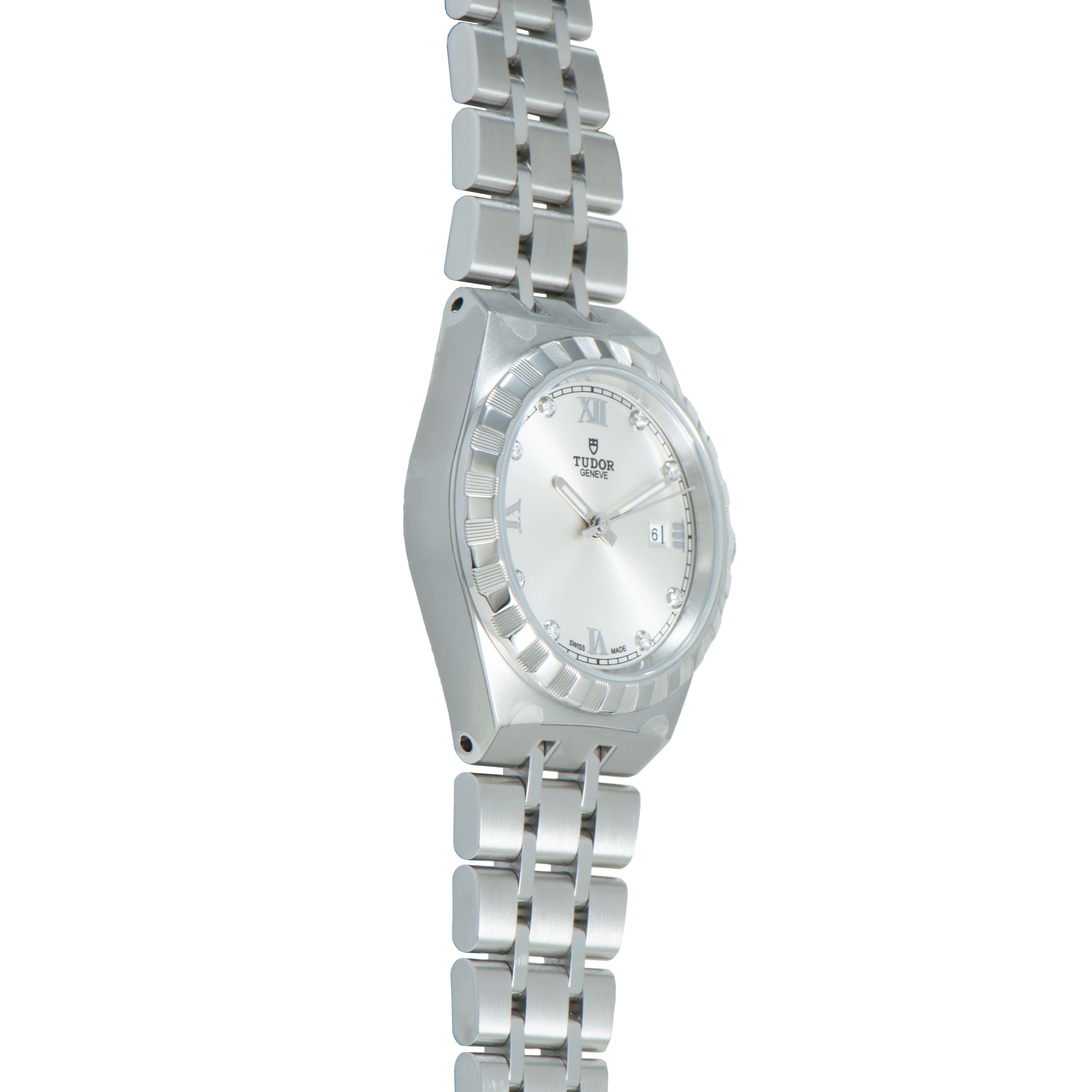 Royal | 28mm, Steel, Silver Dial