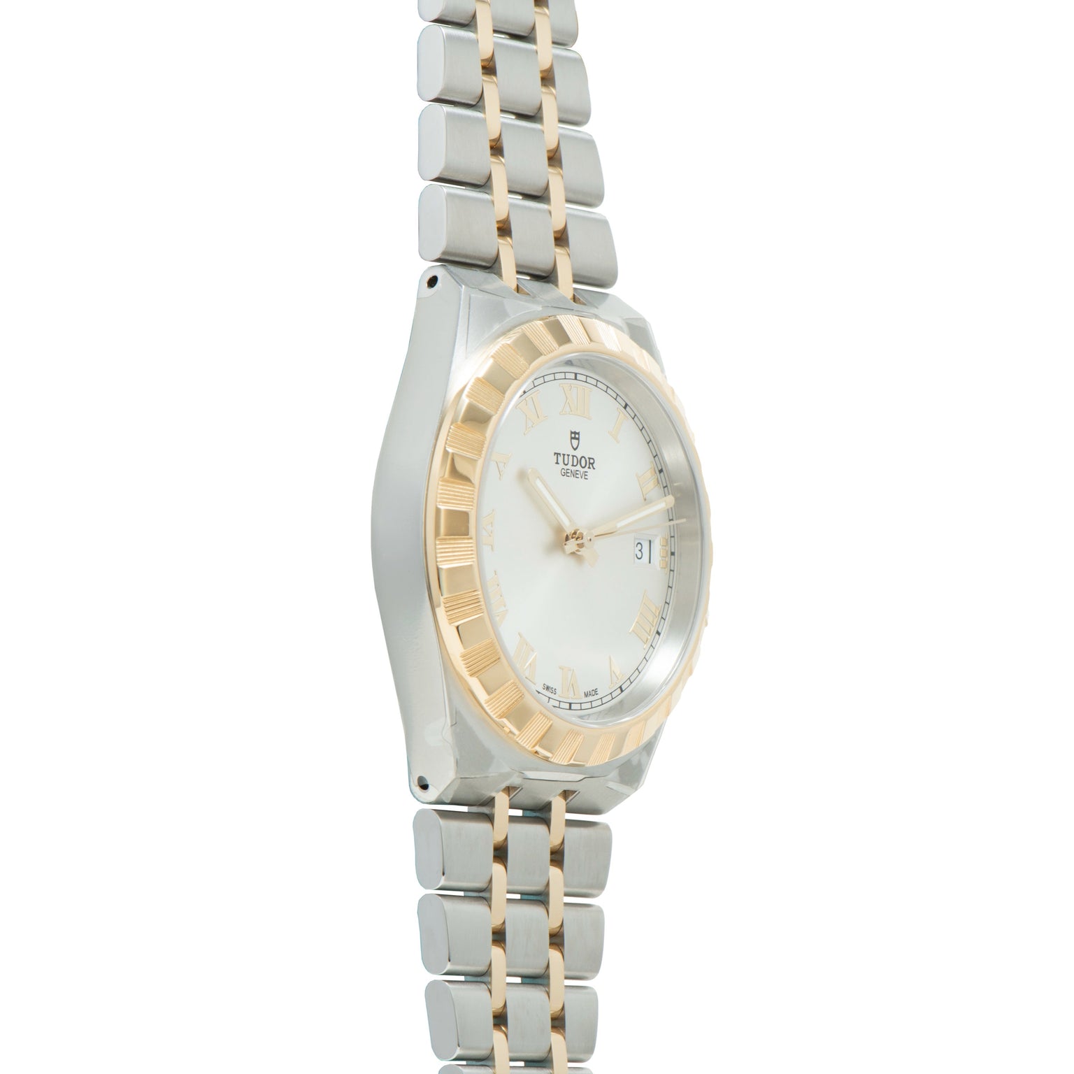 Royal | 38mm, Steel & Gold, Silver Dial