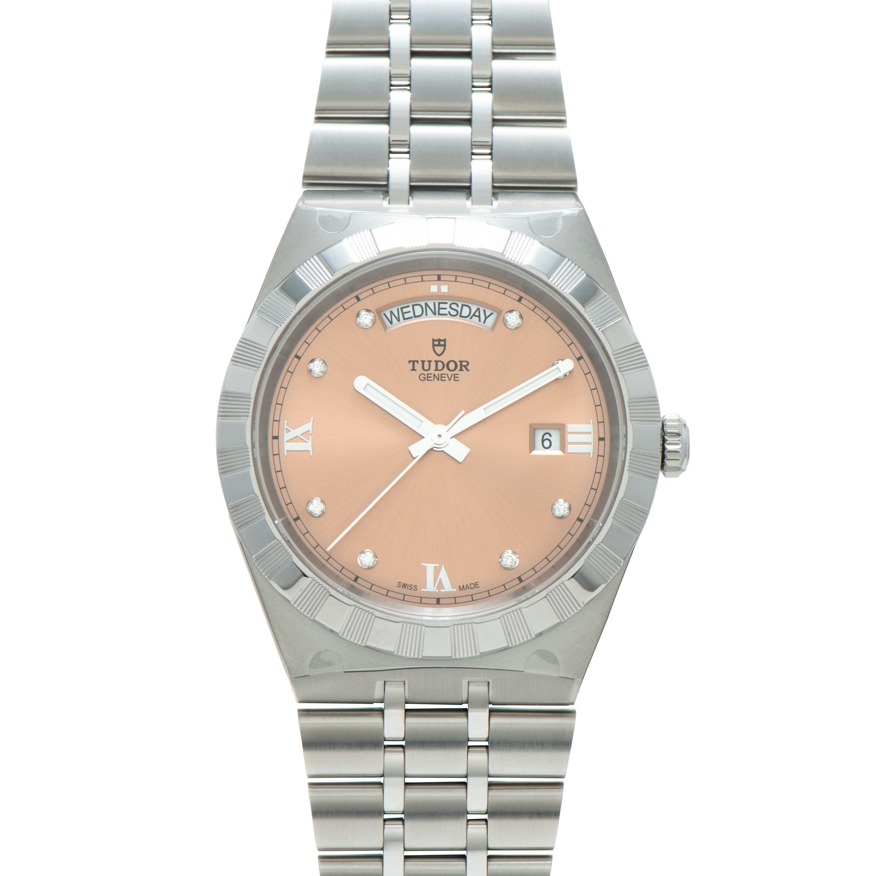 Royal | 41mm, Steel, Pink Dial