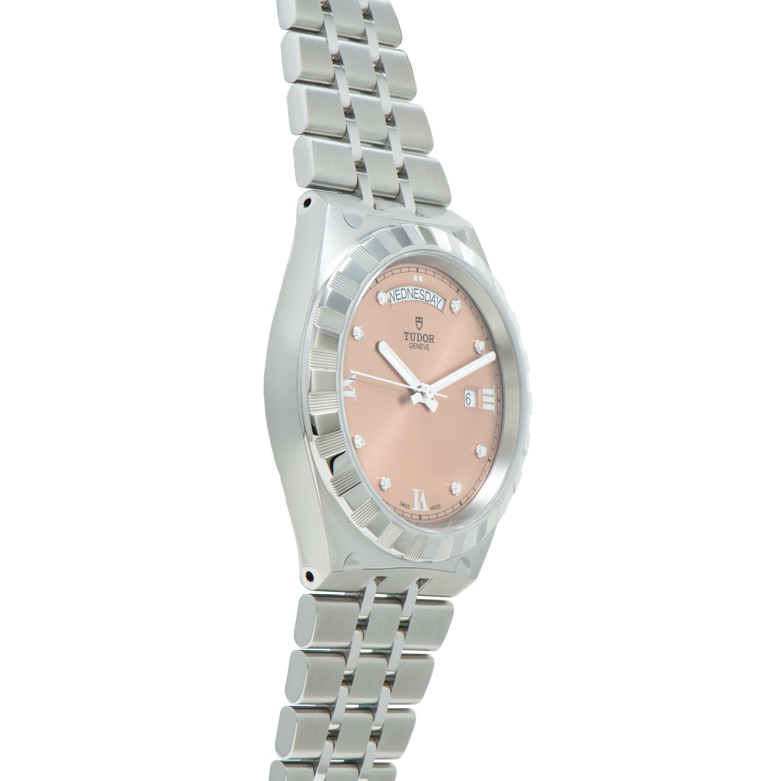 Royal | 41mm, Steel, Pink Dial