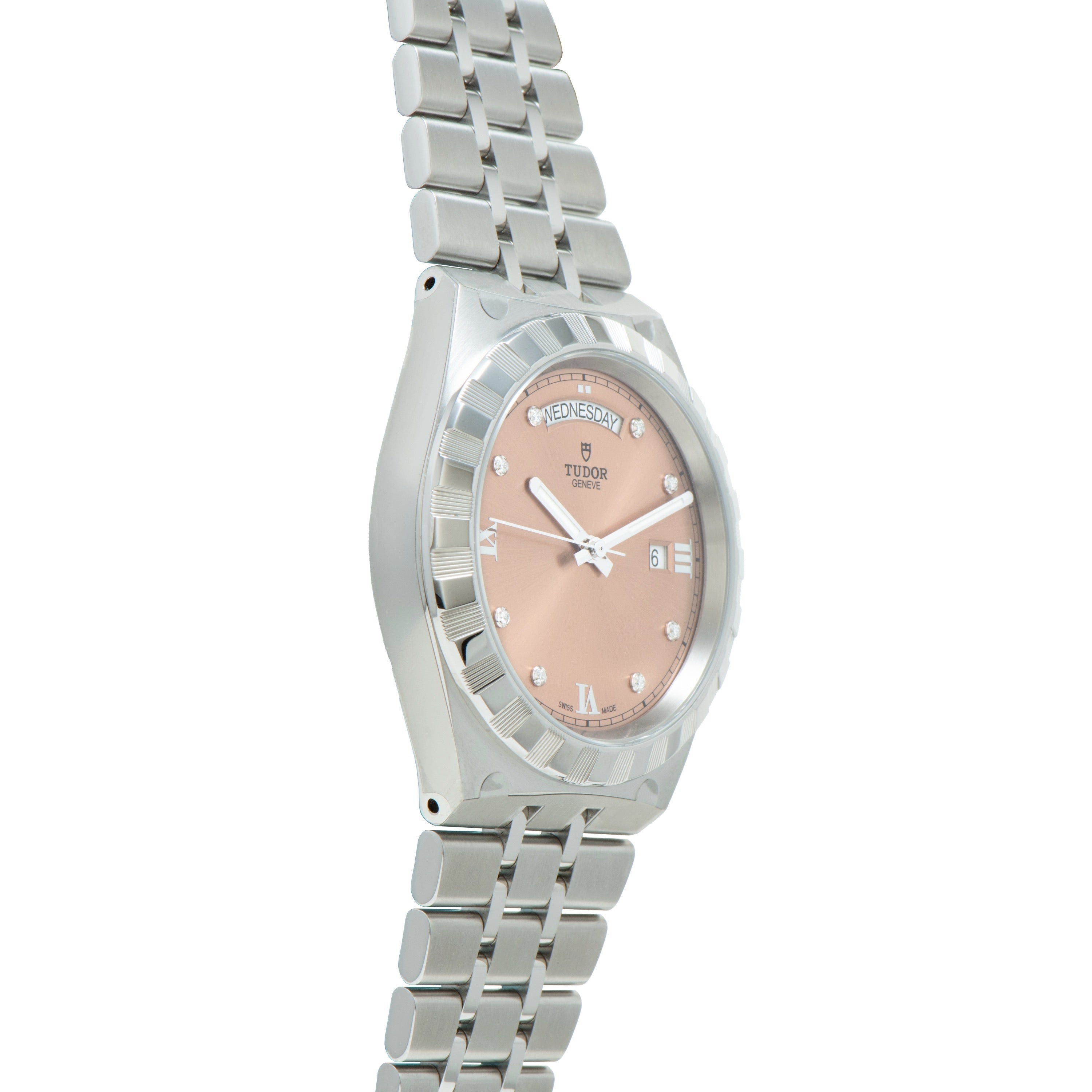 Royal | 41mm, Steel, Pink Dial
