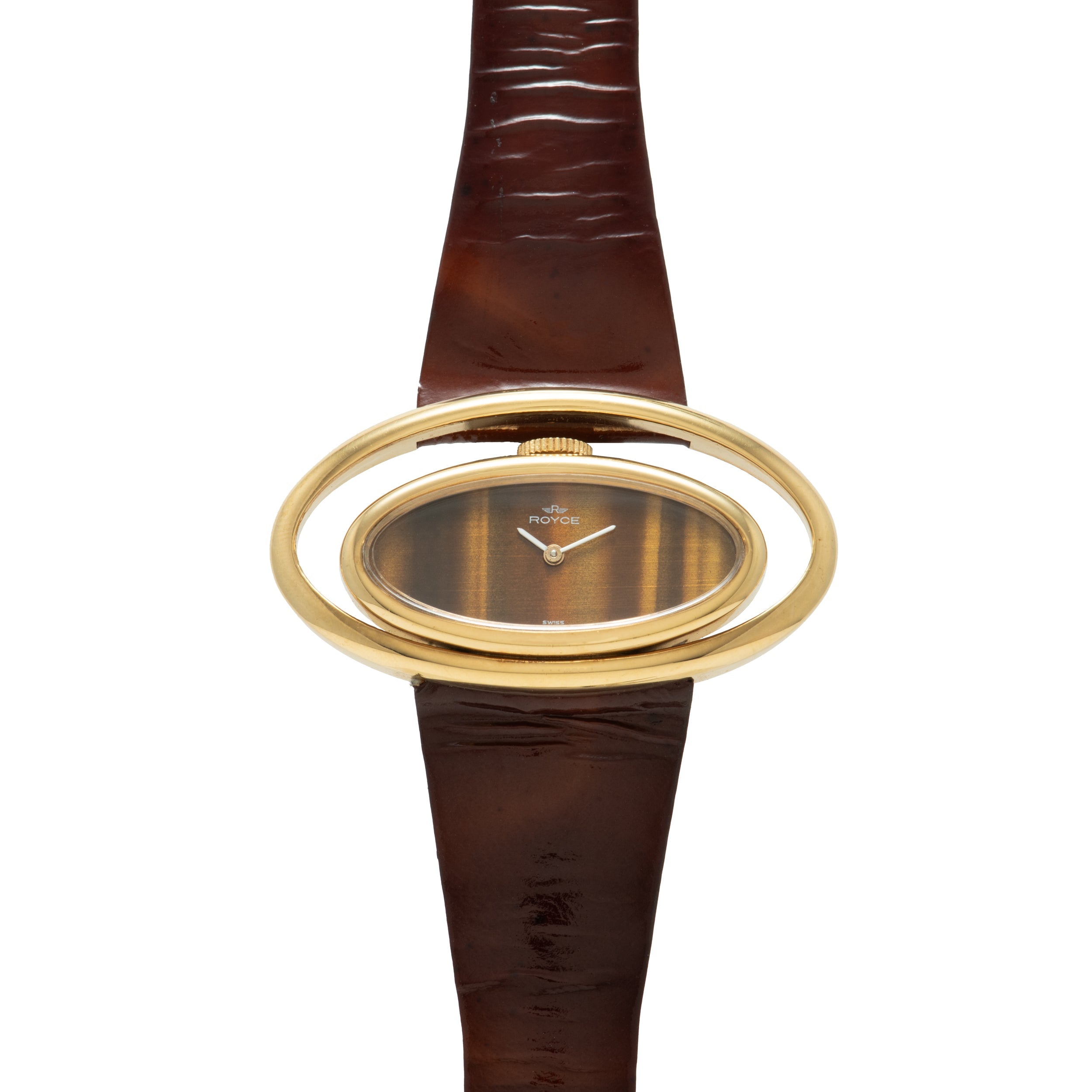 Royce Tiger Eye 'Ellipse' New Old Stock
