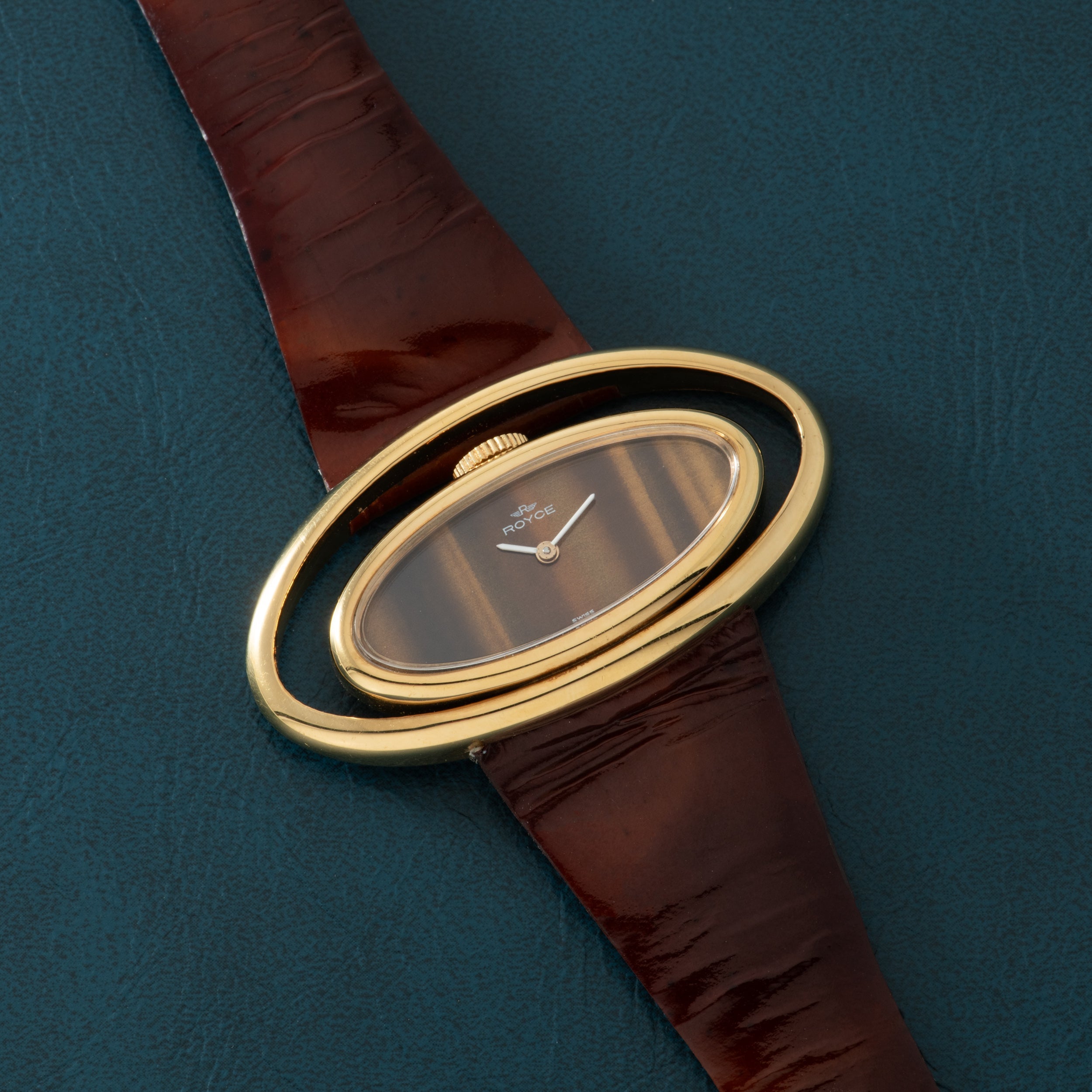 Royce Tiger Eye 'Ellipse' New Old Stock