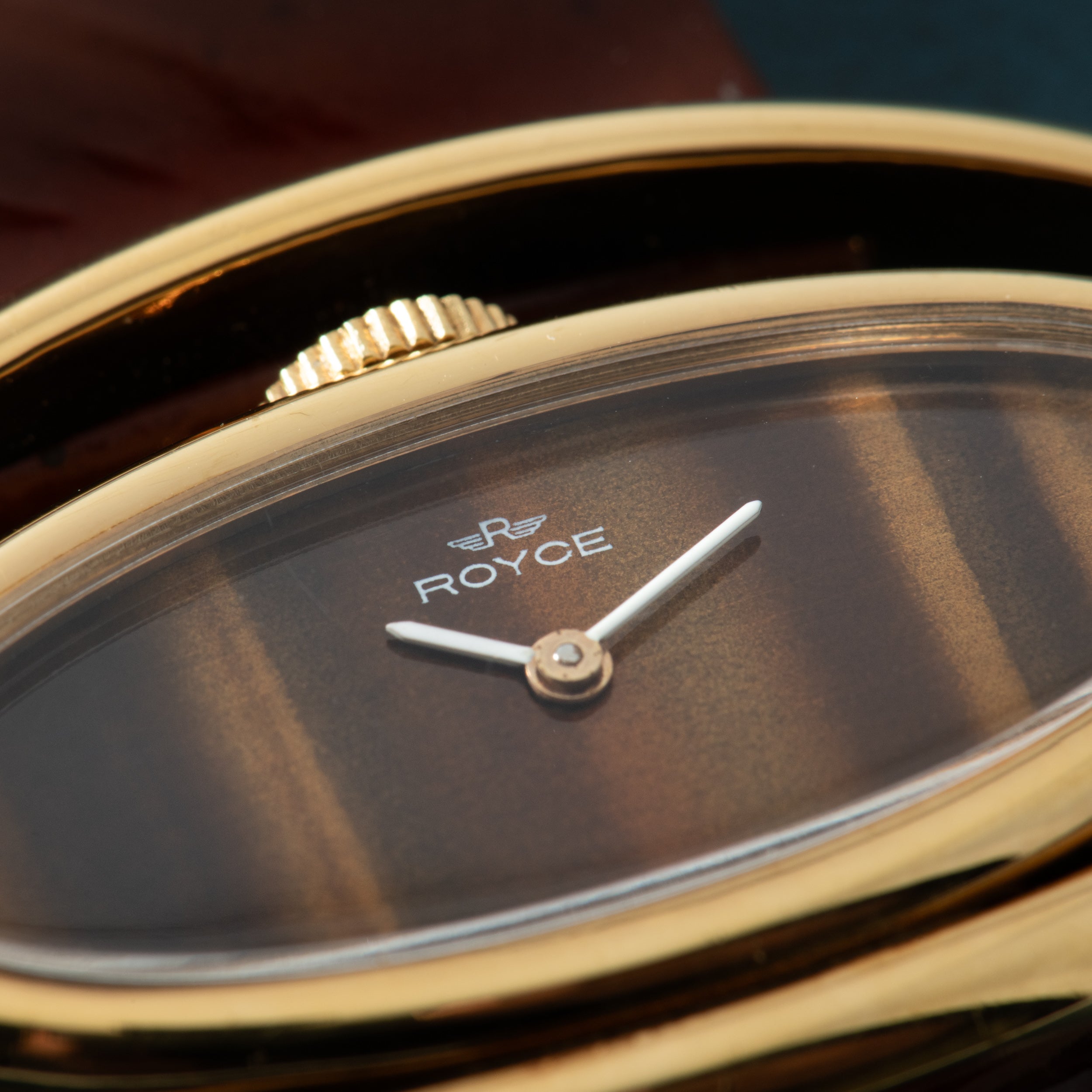 Royce Tiger Eye 'Ellipse' New Old Stock