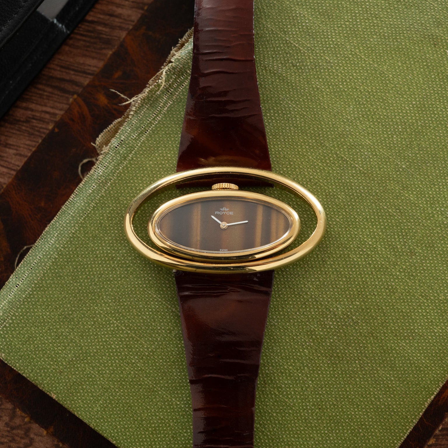 Royce Tiger Eye 'Ellipse' New Old Stock
