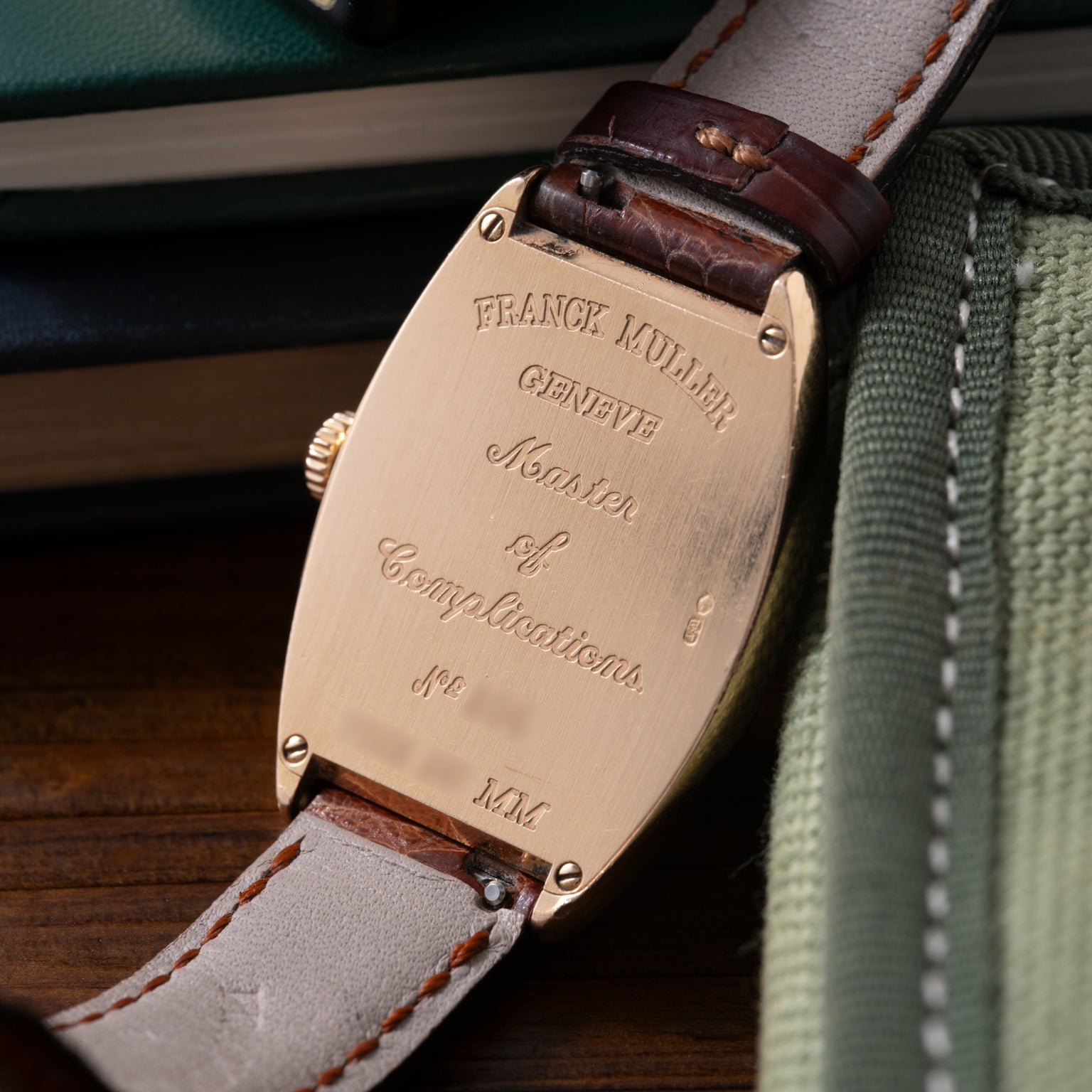 Franck Muller Master Cintrée Curvex Salmon Guilloche
