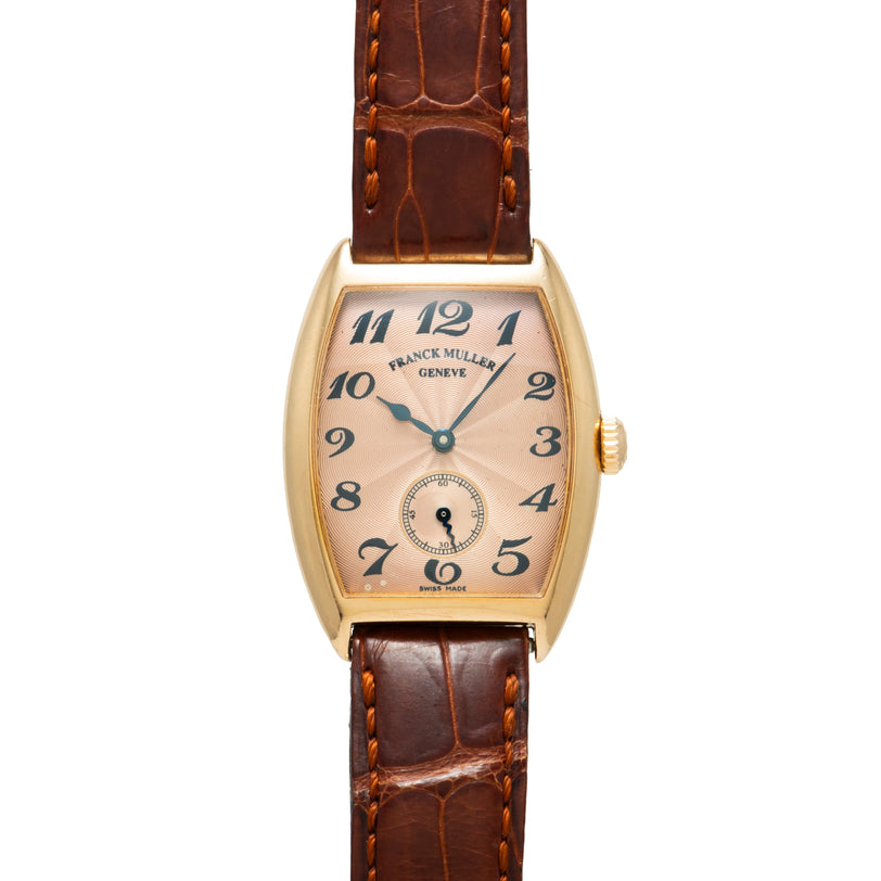 Franck Muller Master Cintrée Curvex Salmon Guilloche
