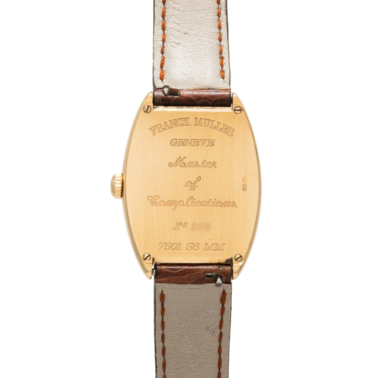 Franck Muller Master Cintrée Curvex Salmon Guilloche