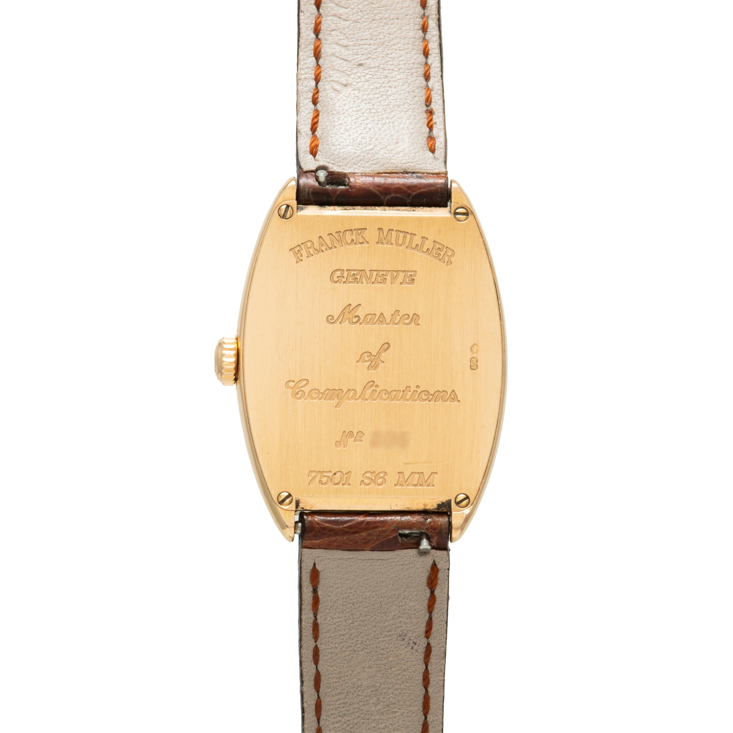 Franck Muller Master Cintrée Curvex Salmon Guilloche
