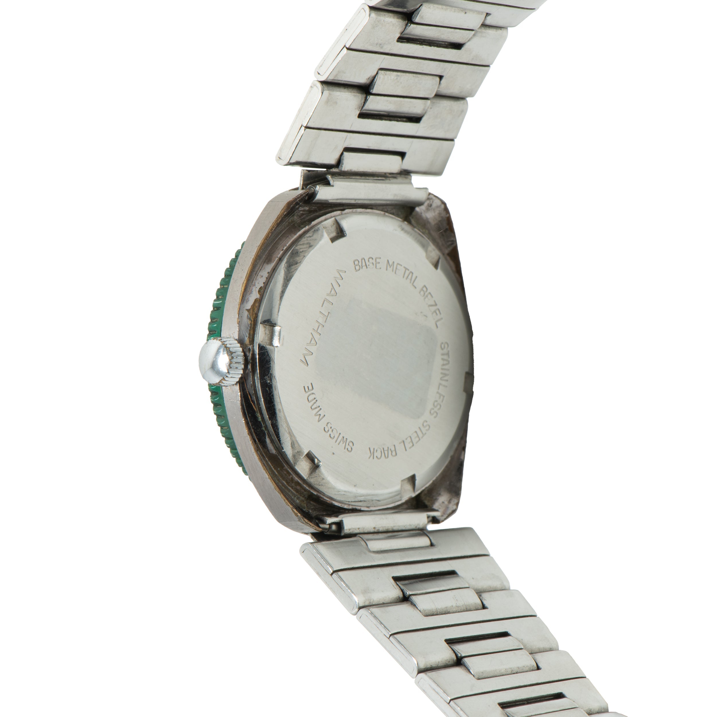 Waltham 'Exotic' Green Diver Date