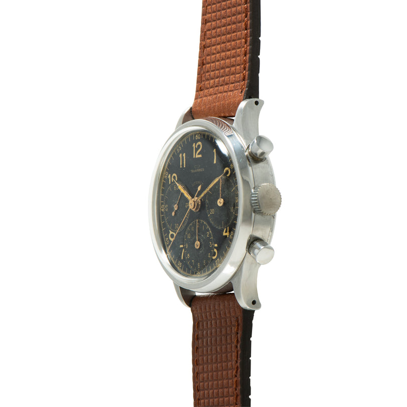 Tavannes Hermès Triple Register Chronograph