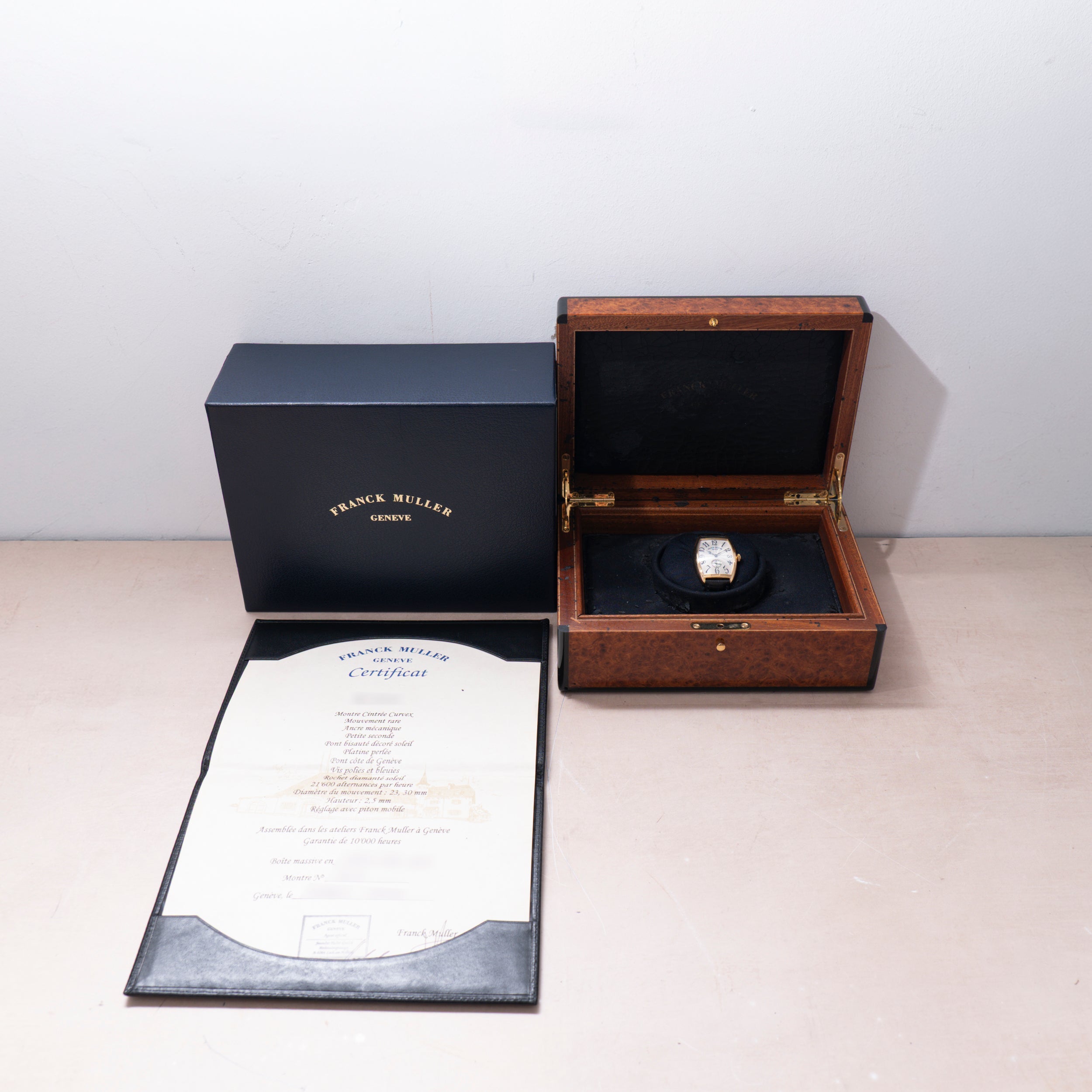 FRANCK MULLER 時計ギフトボックス 純正 Franck Muller Cintree Curvex