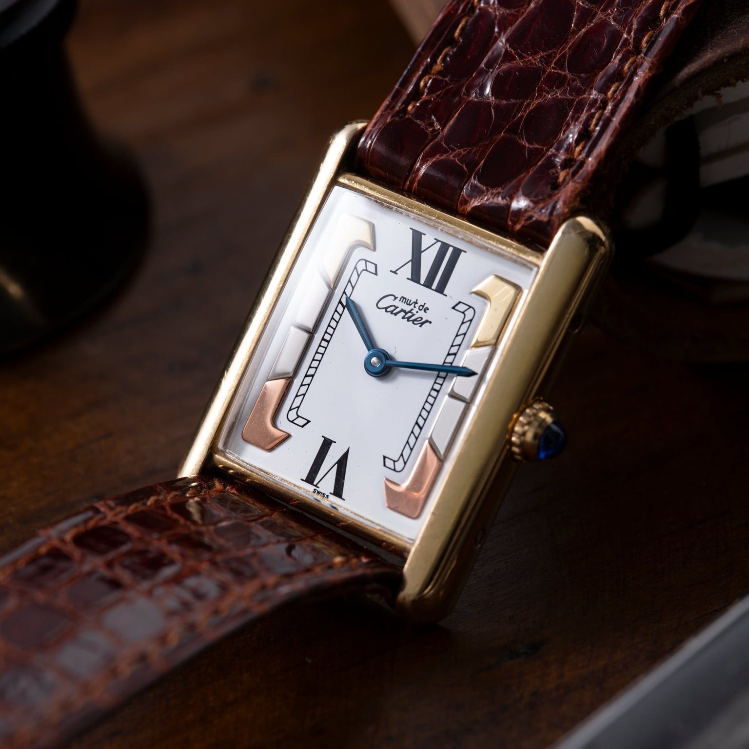 Cartier Must de Cartier Tank Vermeil Large