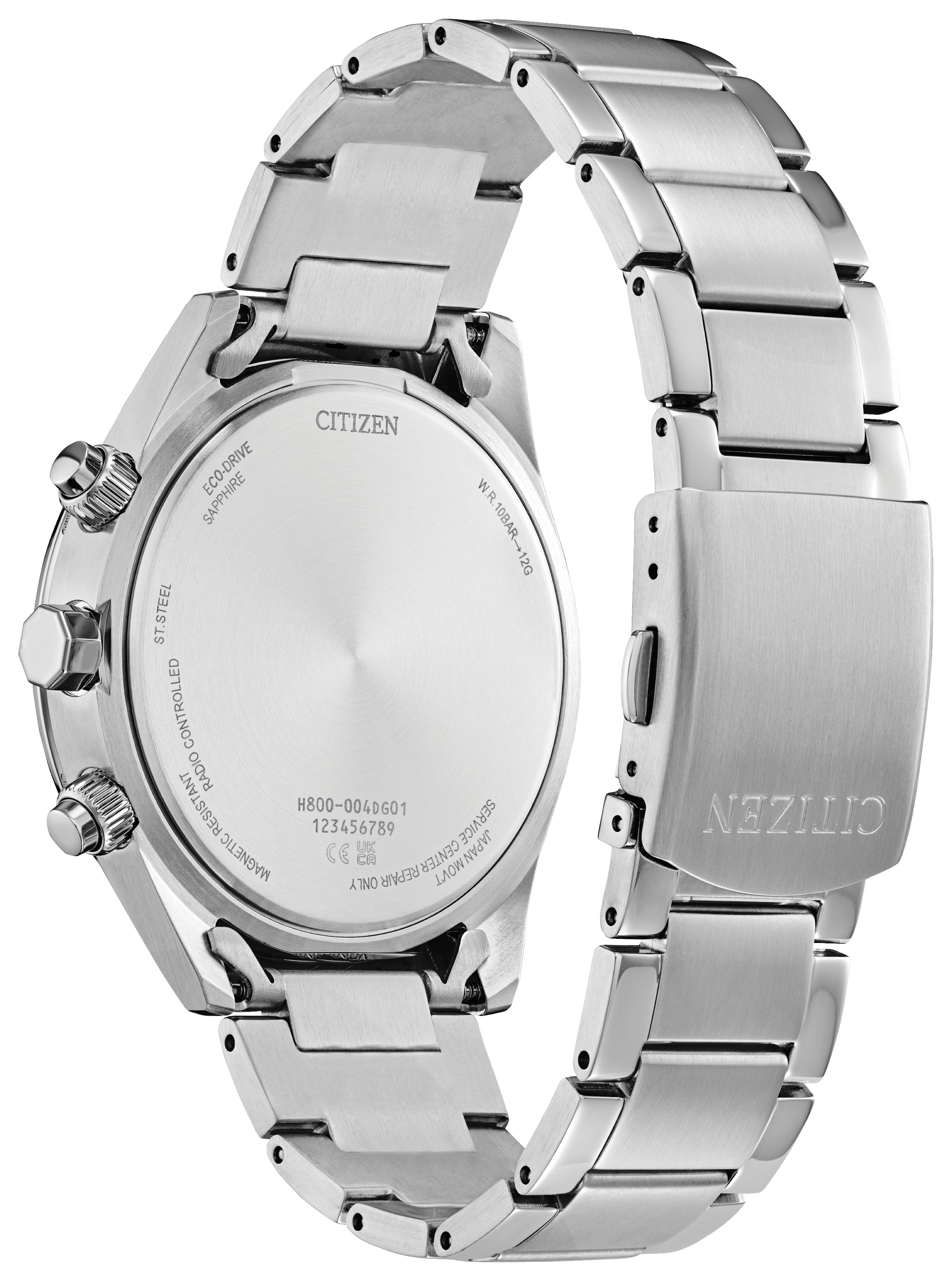 Citizen Radio Control Steel 43 mm Eco Drive