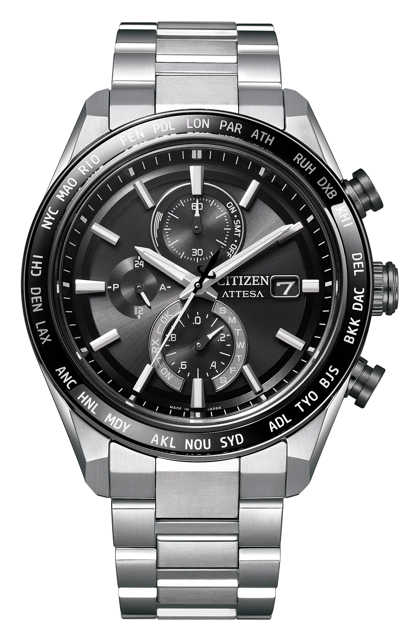 Attesa Black | 42mm, Titanium