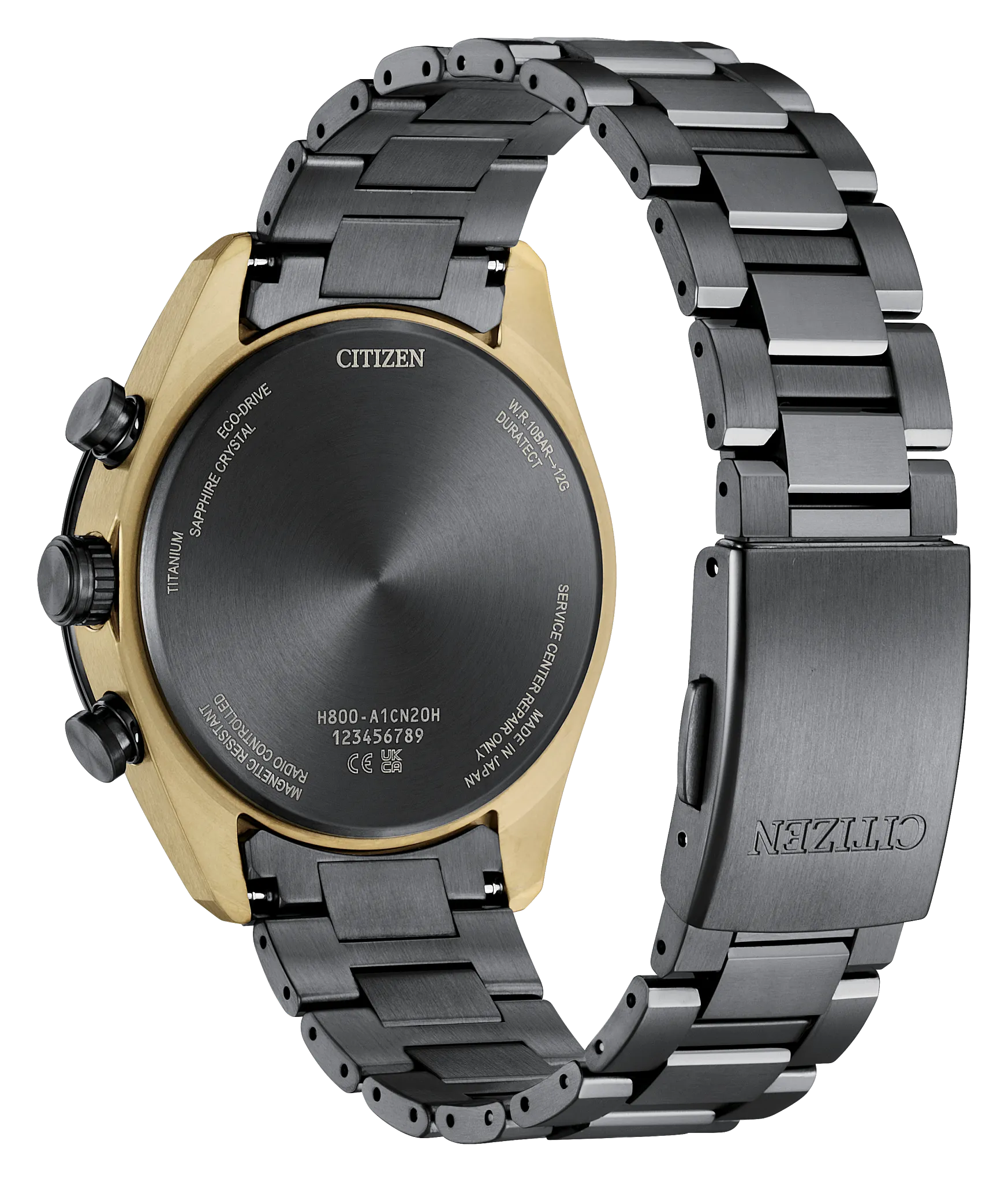 Attesa H800 Light in Black | 42mm, Titanium