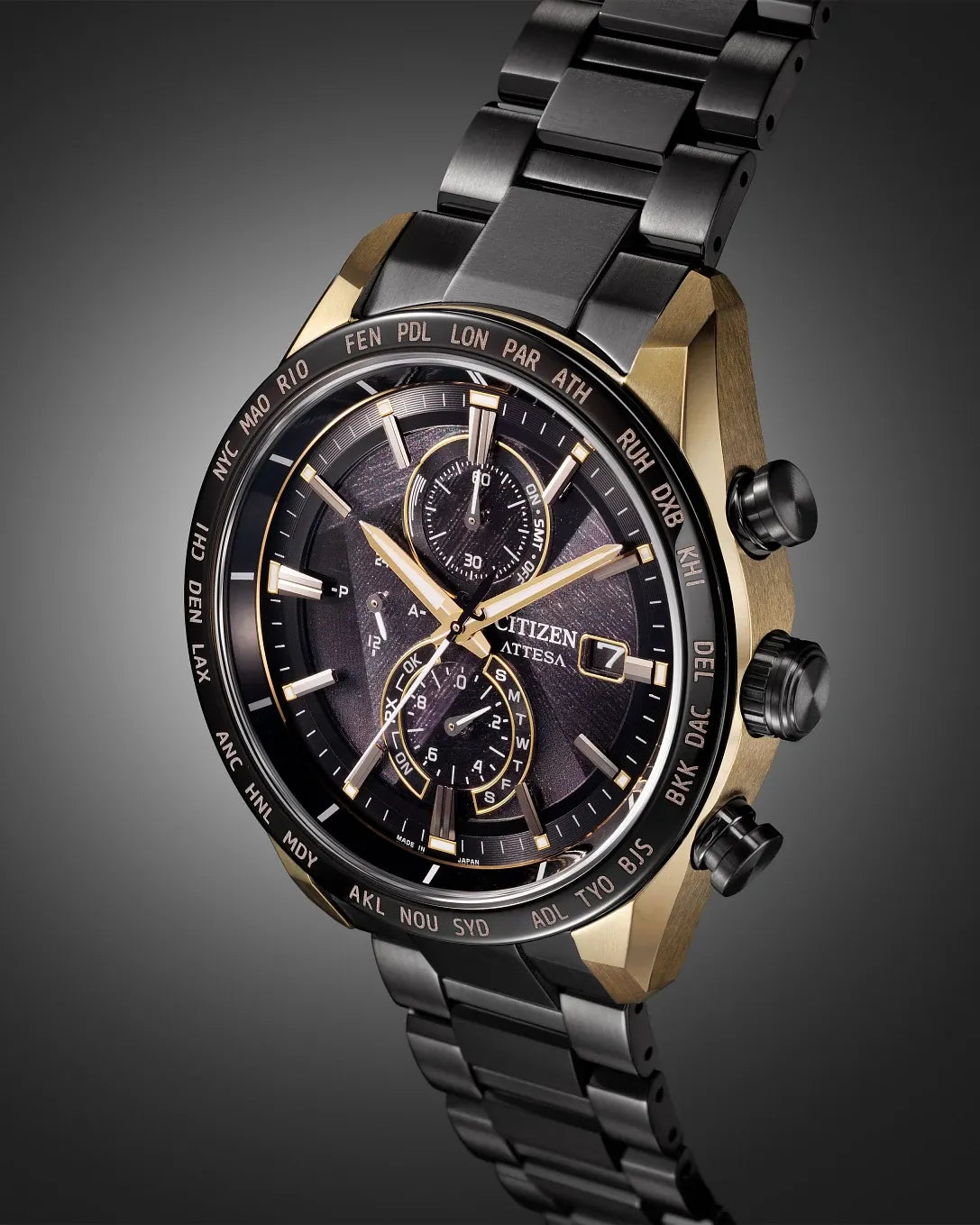 Attesa H800 Light in Black | 42mm, Titanium