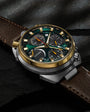 Promaster Tsuno Chrono Racer Green | 44mm, Leather