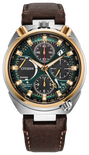 Promaster Tsuno Chrono Racer Green | 44mm, Leather