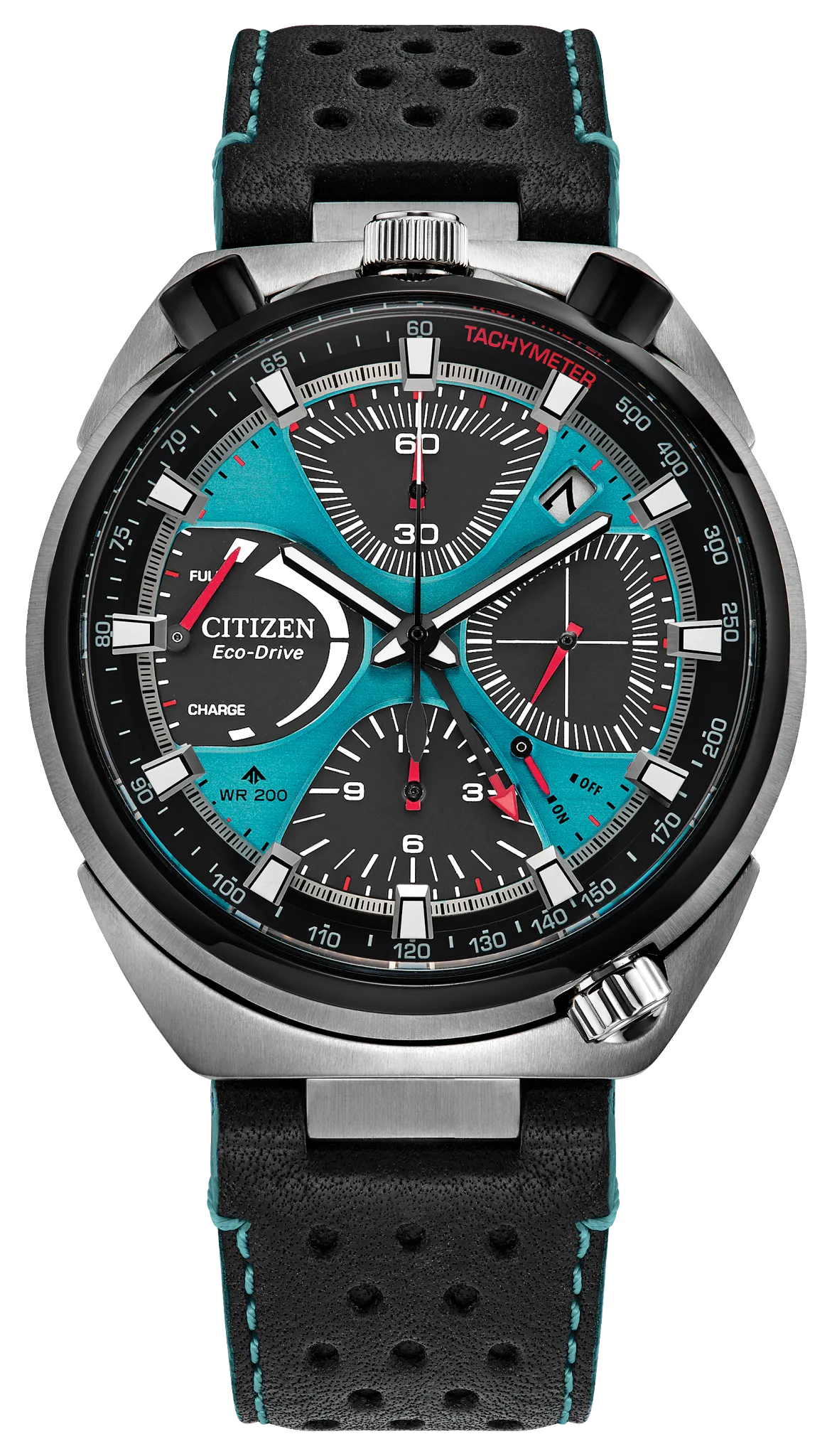 Promaster Tsuno Chrono Racer Blue | 44mm, Leather