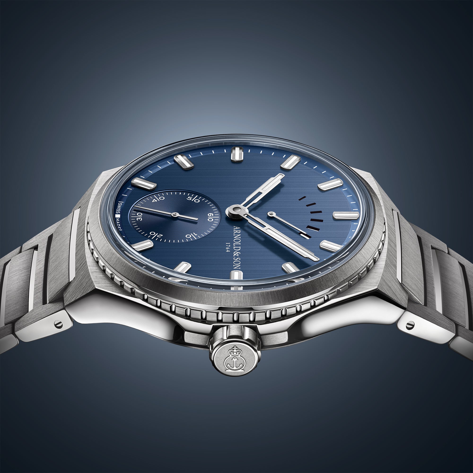 Longitude Titanium Ocean Blue Bracelet Profile