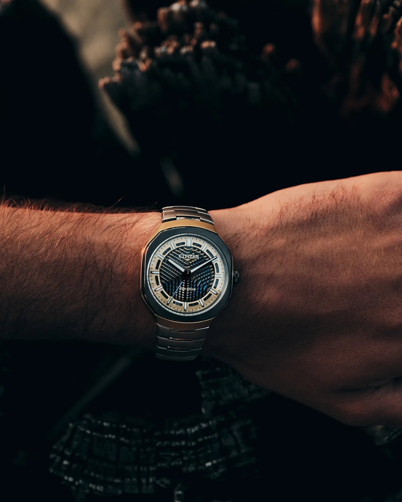Eco-Drive PHOTON Black | 39mm, Titanium
