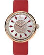 Brilliant One Row Rose Gold Ruby | 38mm, 18K Rose Gold, Women's Watch