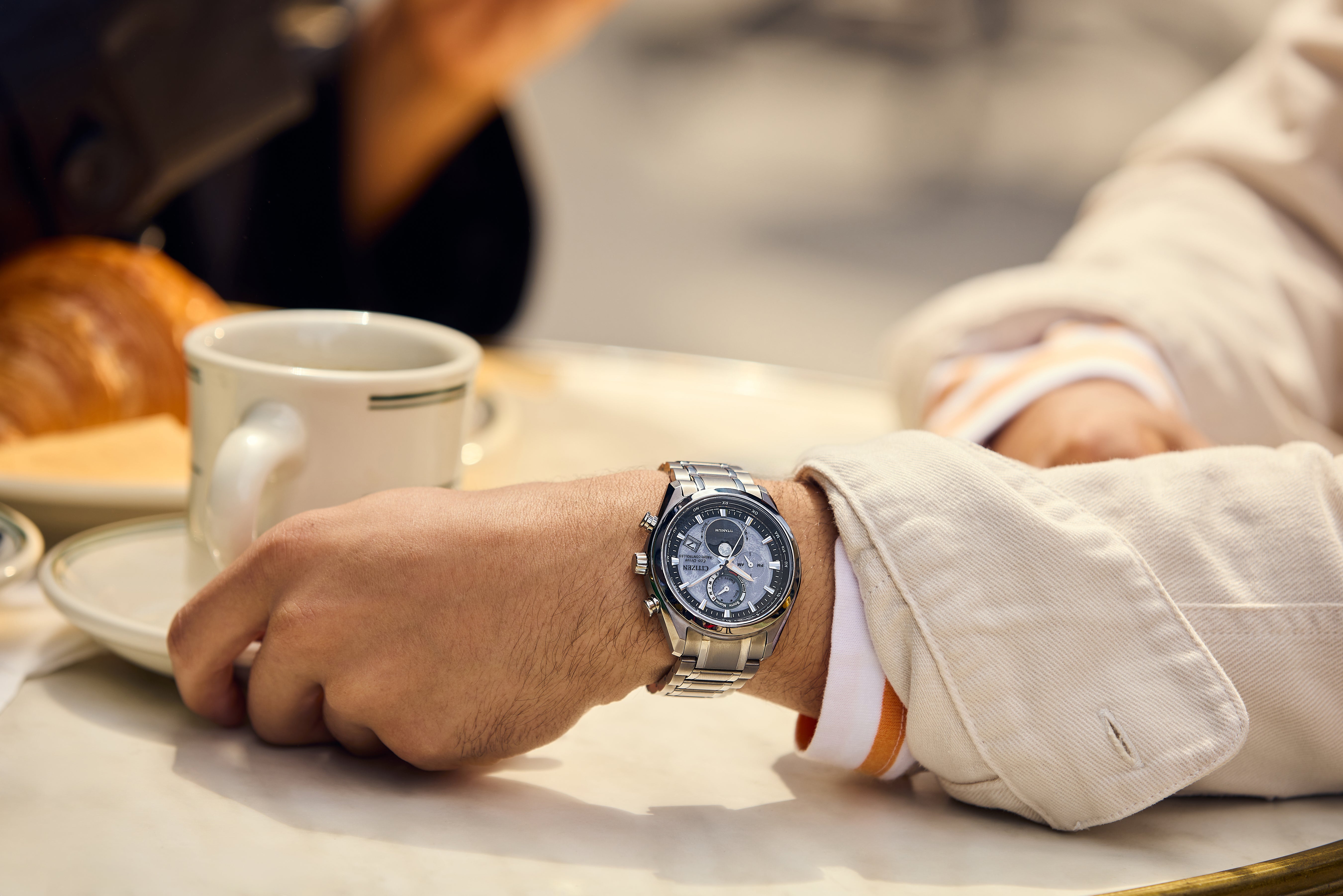 8163 tsuki様 Citizen Tsuki-yomi A-T Titanium 43 mm Eco Drive