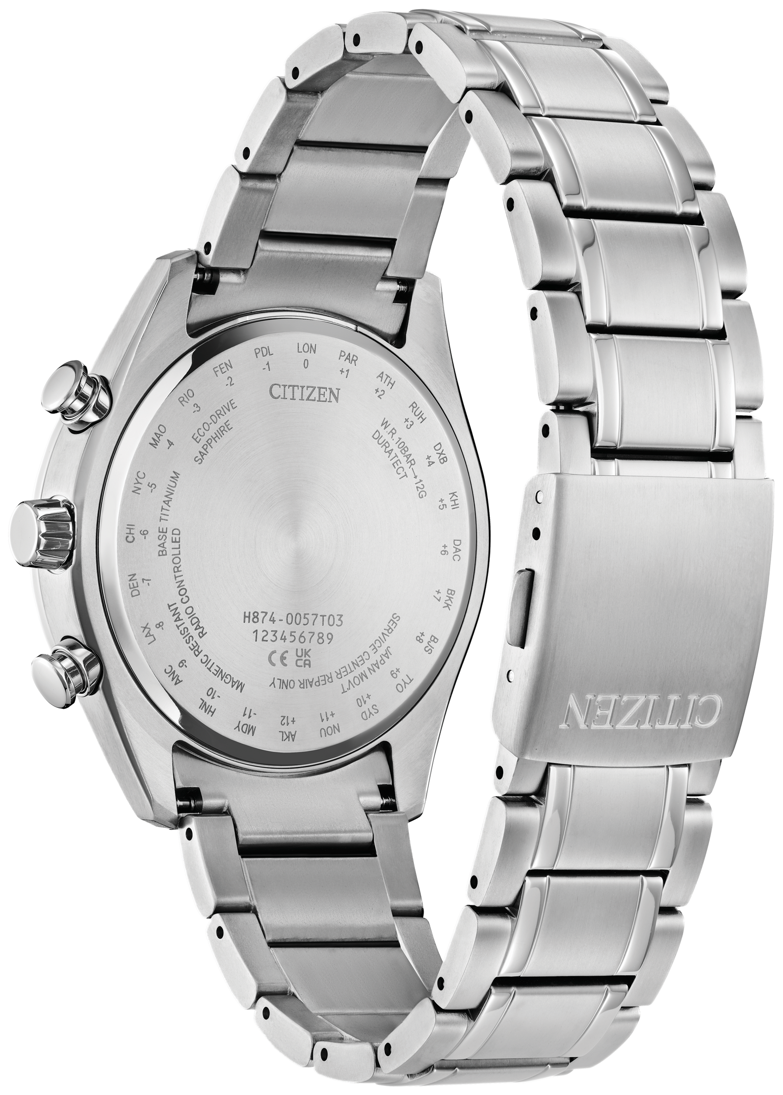 8163 tsuki様 Citizen Tsuki-yomi A-T Titanium 43 mm Eco Drive