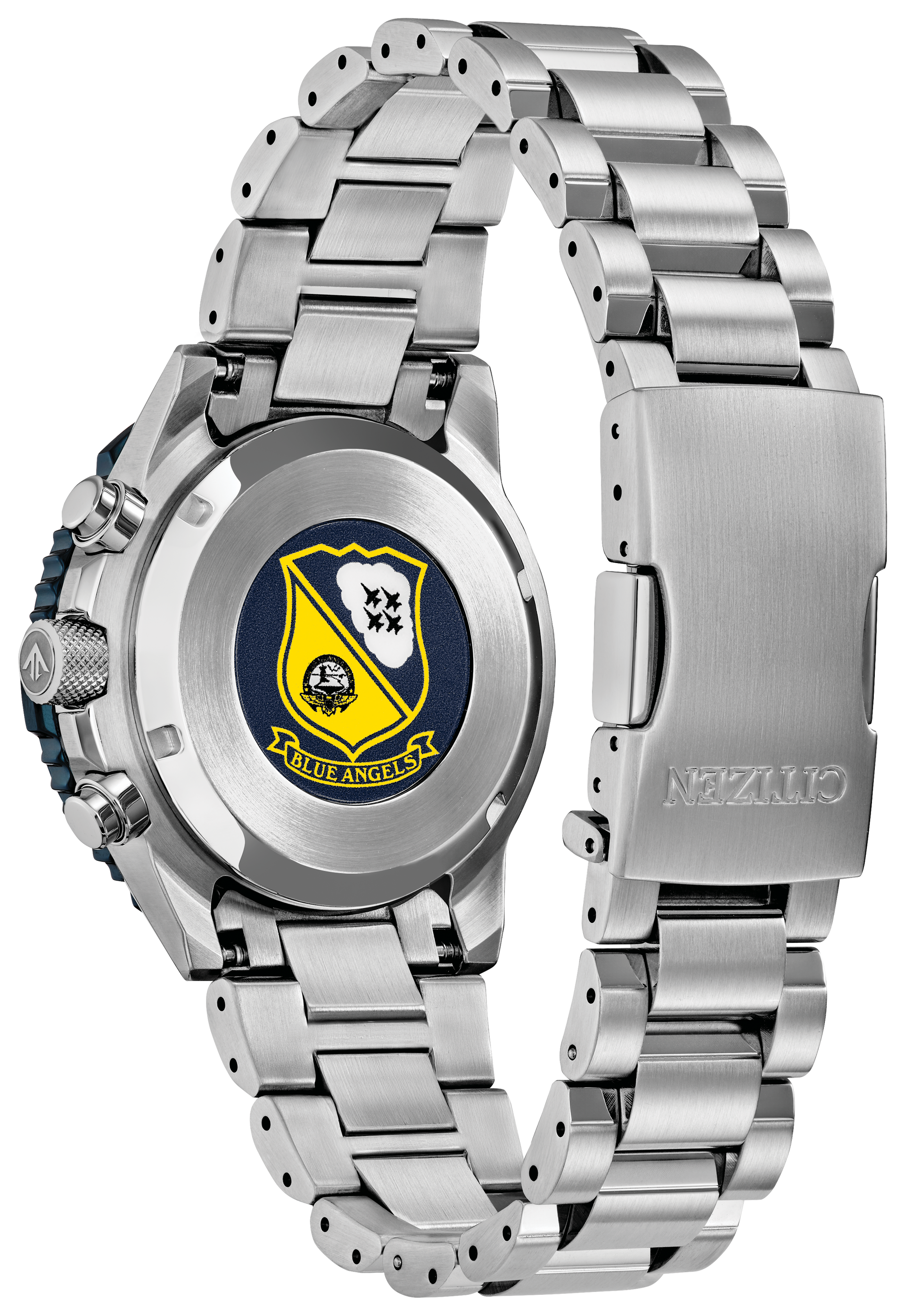Citizen Navihawk 40mm Steel Blue Dial