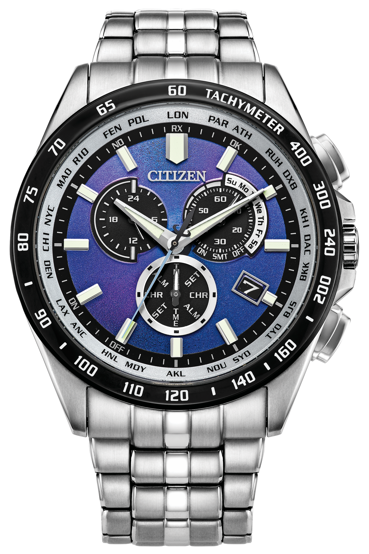 Citizen PCAT 43mm Steel Blue Dial
