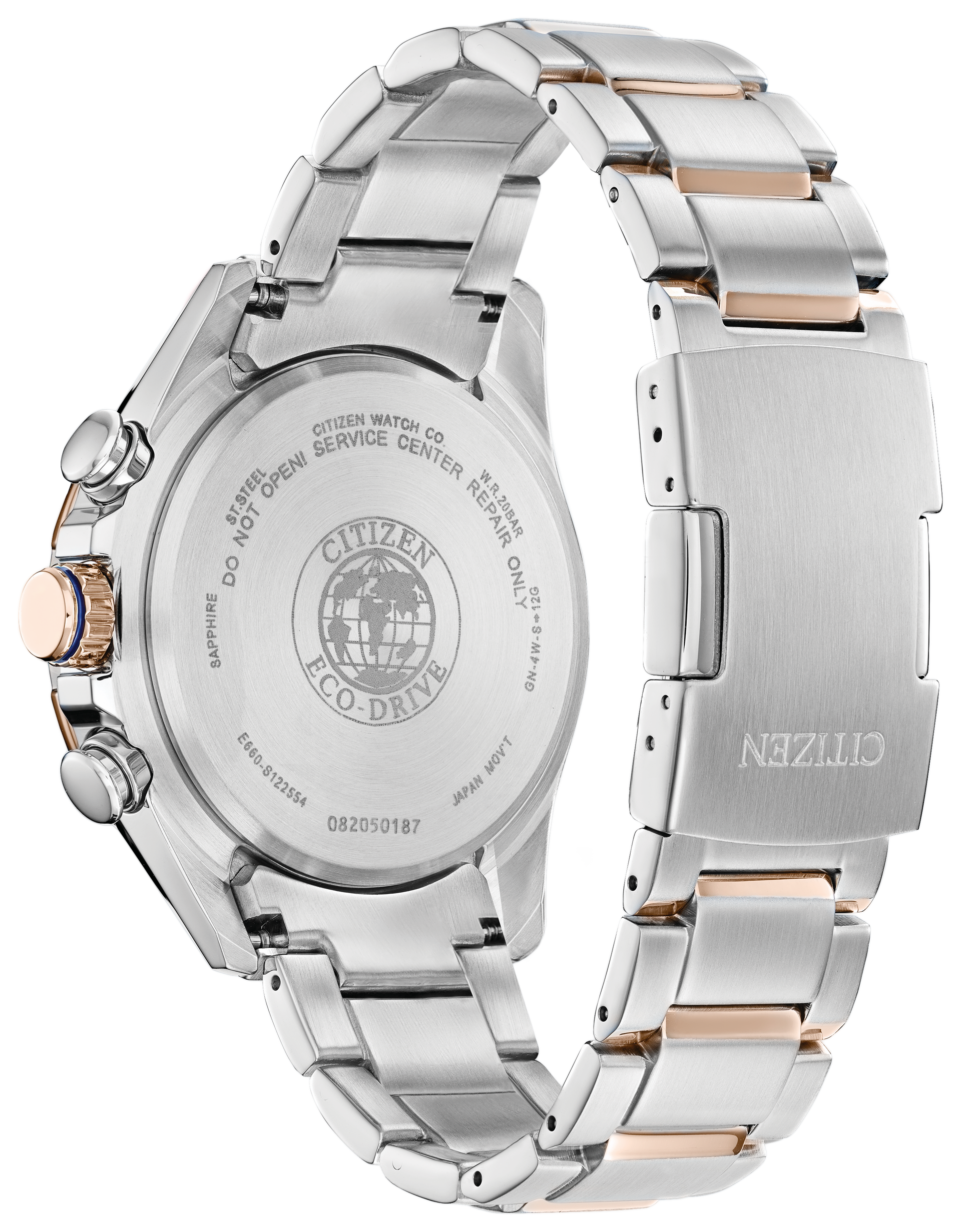 Citizen PCAT 43mm 14K Rose Gold Plated Steel 9K Rose Gold