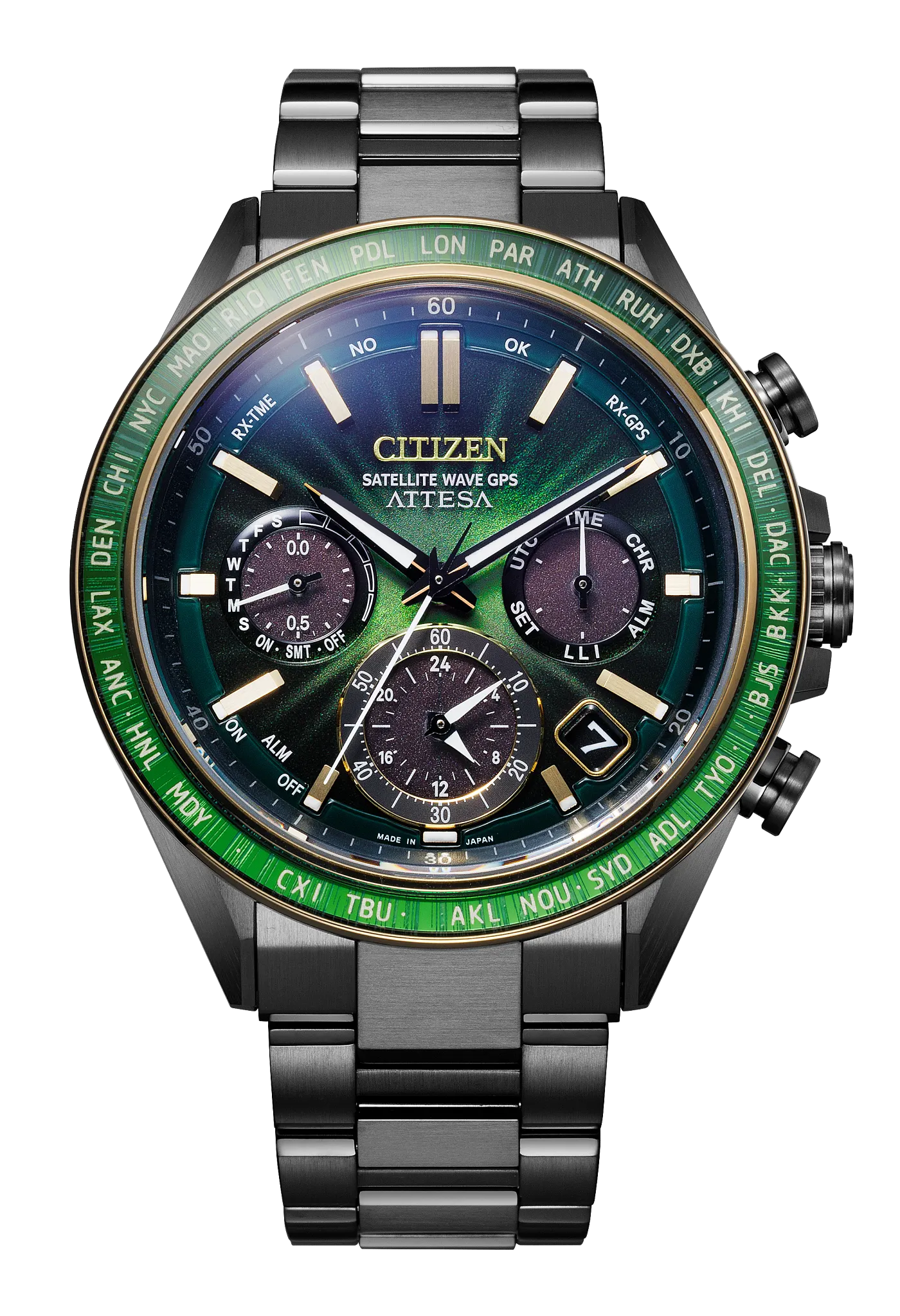 Attesa Green | 44mm, Titanium