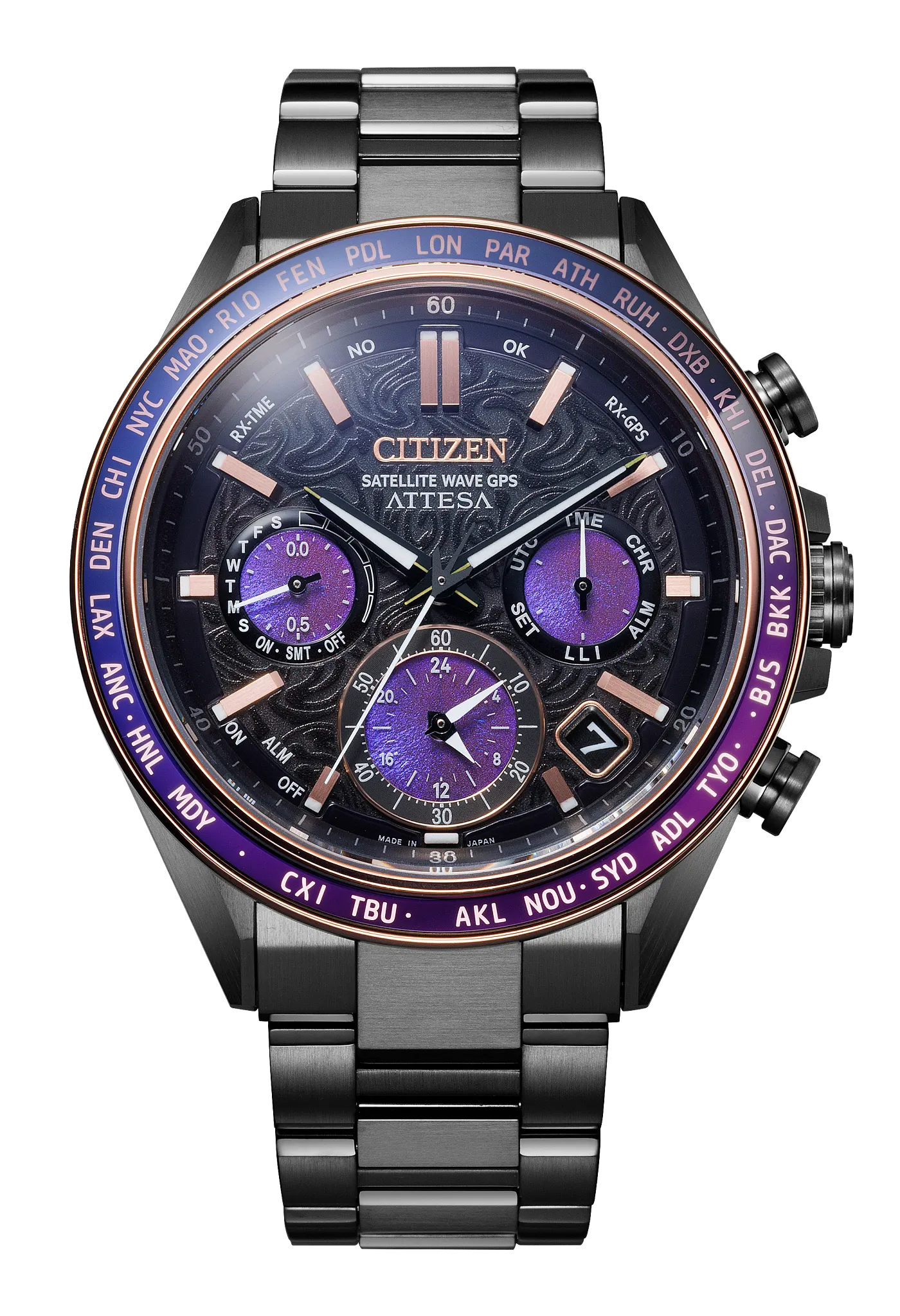 Attesa Purple | 44mm, Titanium