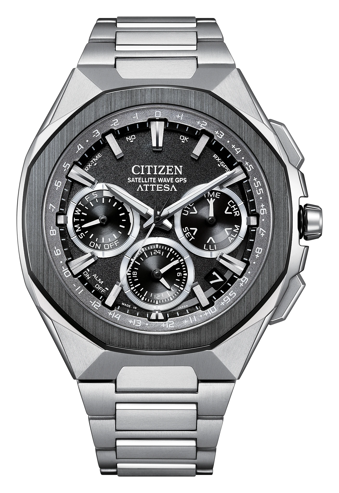 Attesa Gray | 43mm, Titanium