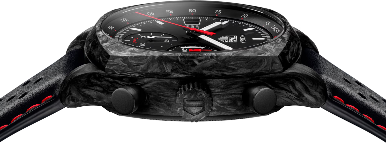 Monza Flyback Chronograph Limited Edition | 42mm, Carbon, Men's Watch
