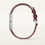 Tank Louis | 28mm, Burgundy Semi-matte Alligator Leather Strap