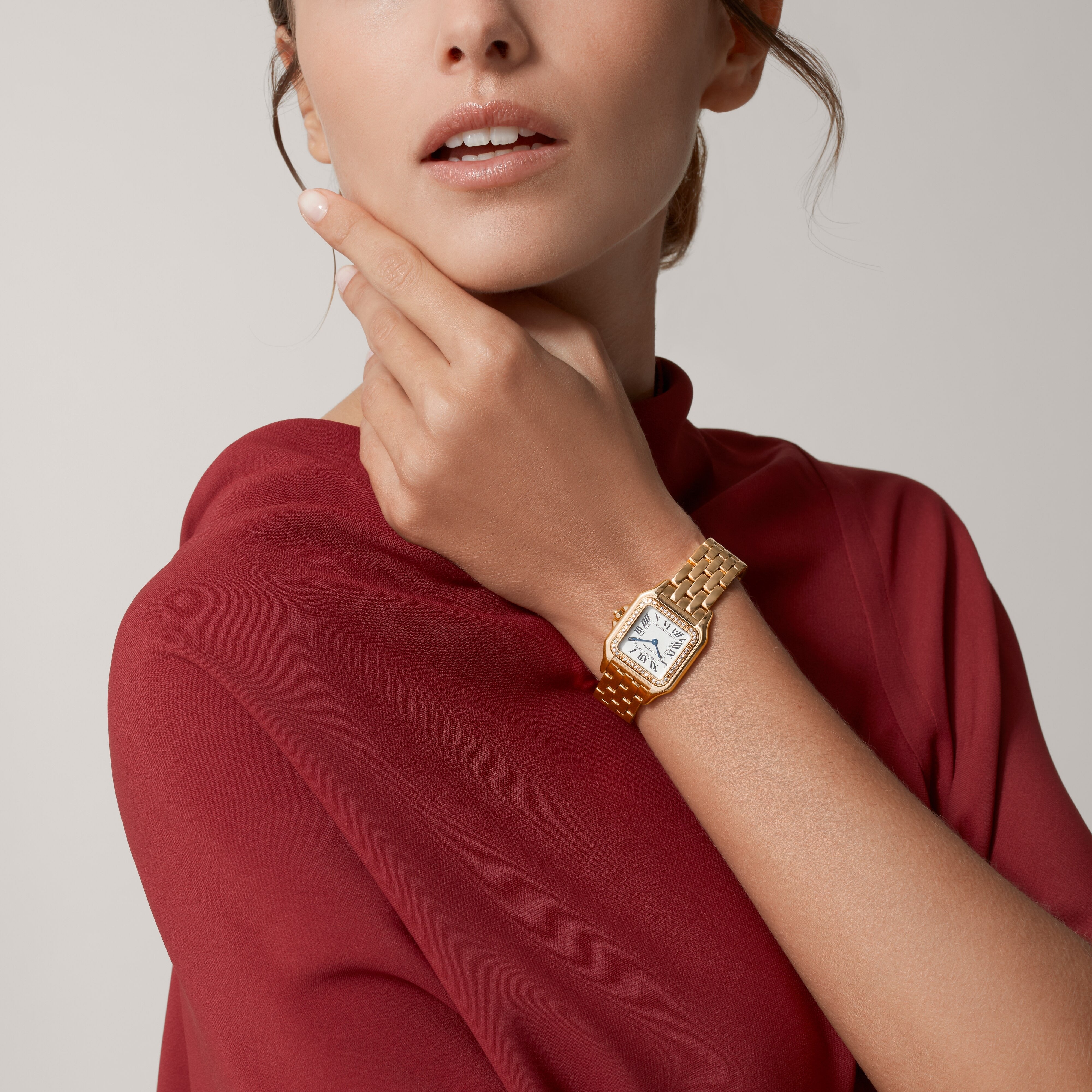 Panthère de Cartier Medium Model | Quartz Movement, Rose Gold, Diamonds