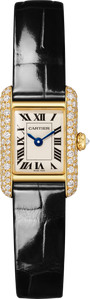 Tank Louis | 16.5mm, 18K Yellow Gold, Alligator Leather Strap