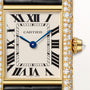 Tank Louis Small Model | 22mm, 18K Yellow Gold, Alligator Leather Strap