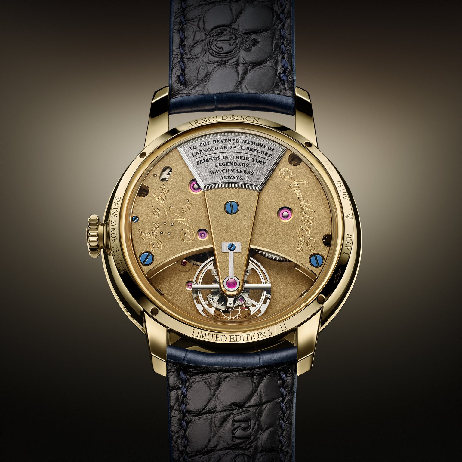 Constant Force Tourbillon 11 Yellow Gold Back