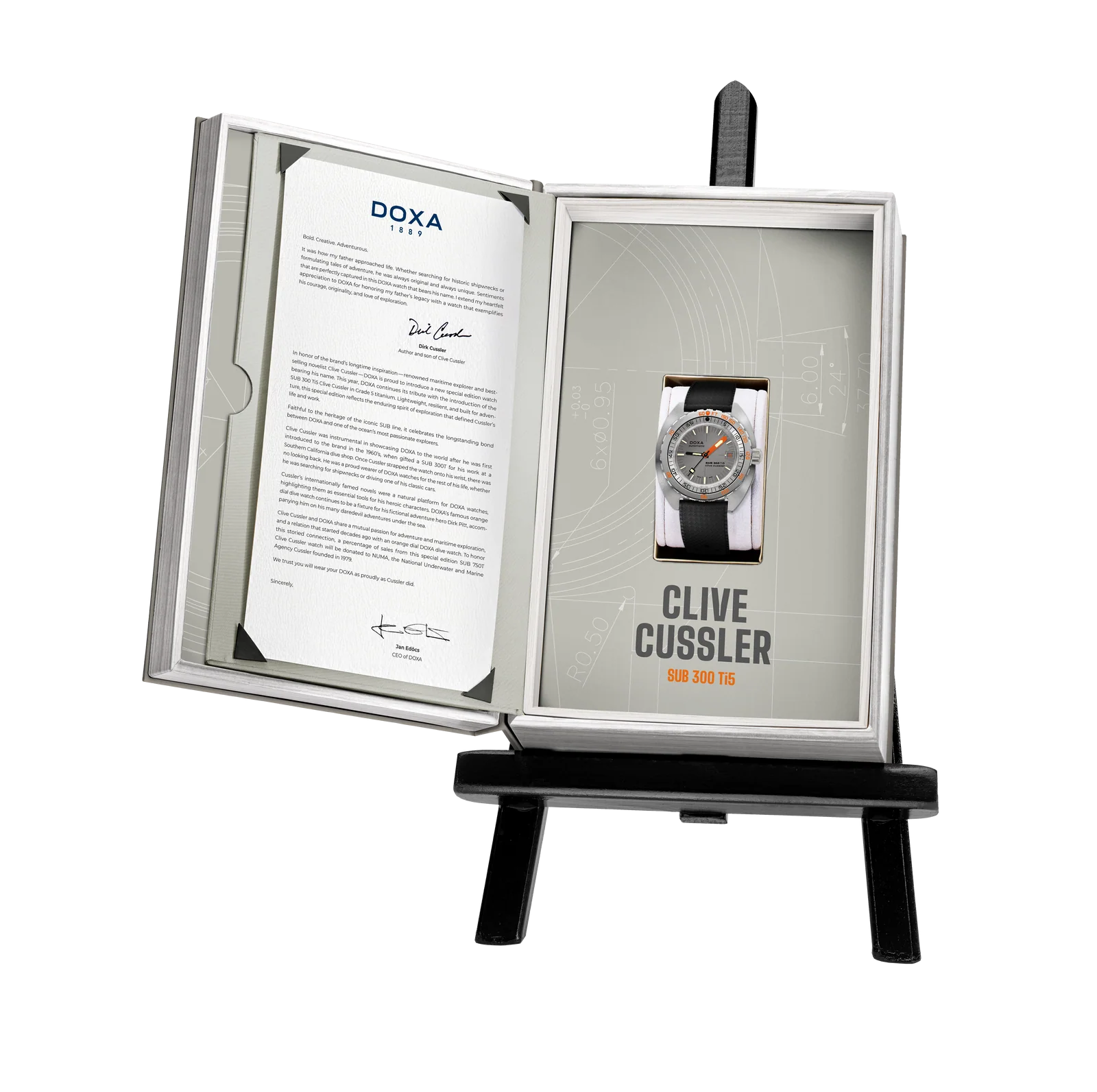 SUB 300 Ti5 Clive Cussler | 42mm, Titanium, Men's Watch