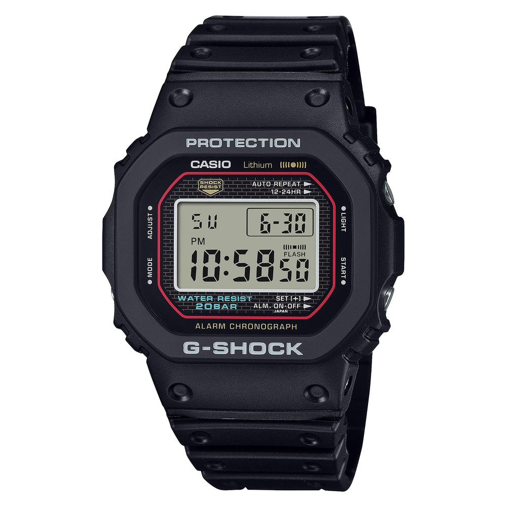 Casio G-SHOCK G-SHOCK DW-5000R-1ACR, Black resin · digital · new. Present-day product.