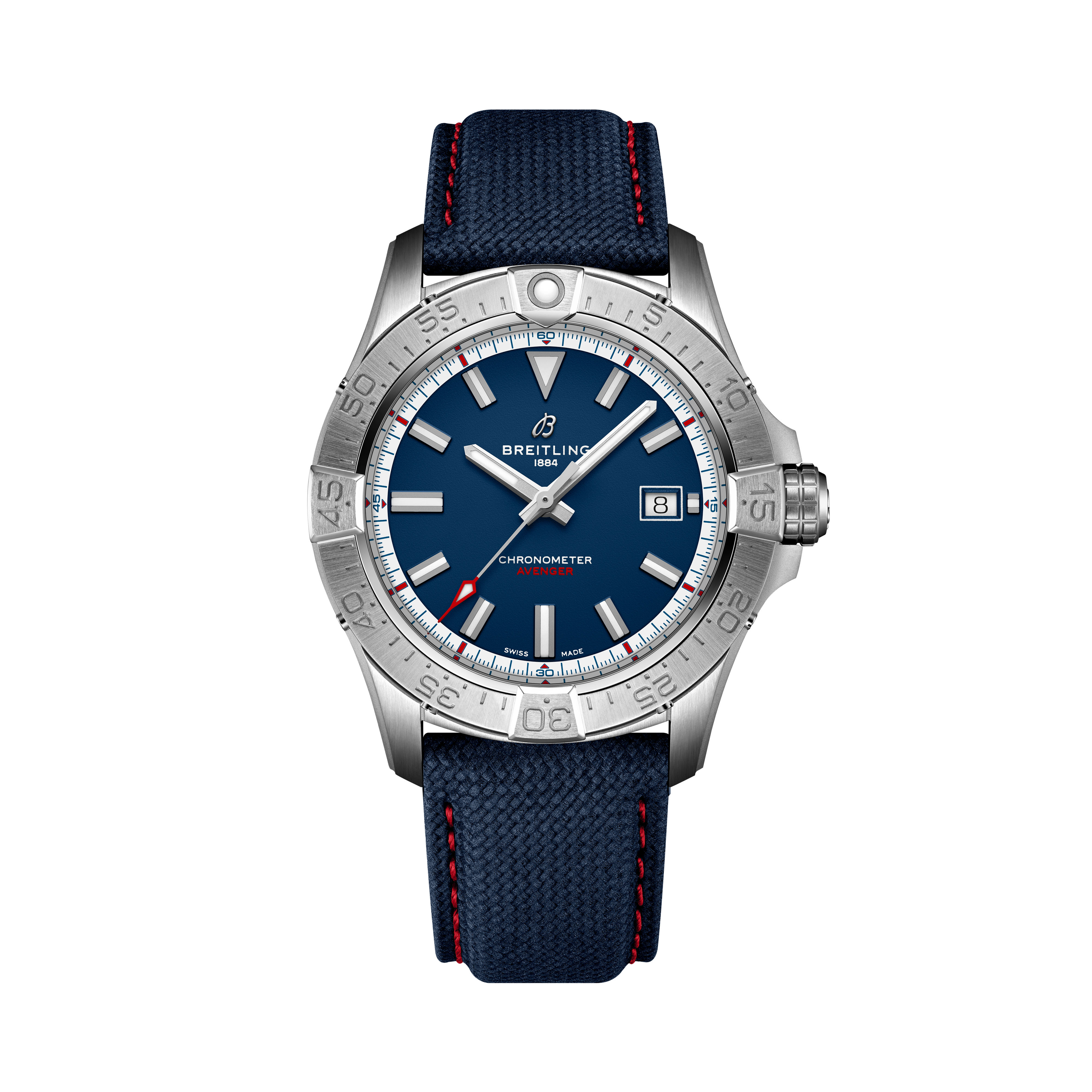 Avenger America250 Limited Edition Automatic | 42mm, Calfskin Strap, Stainless Steel Case, Men's Watch