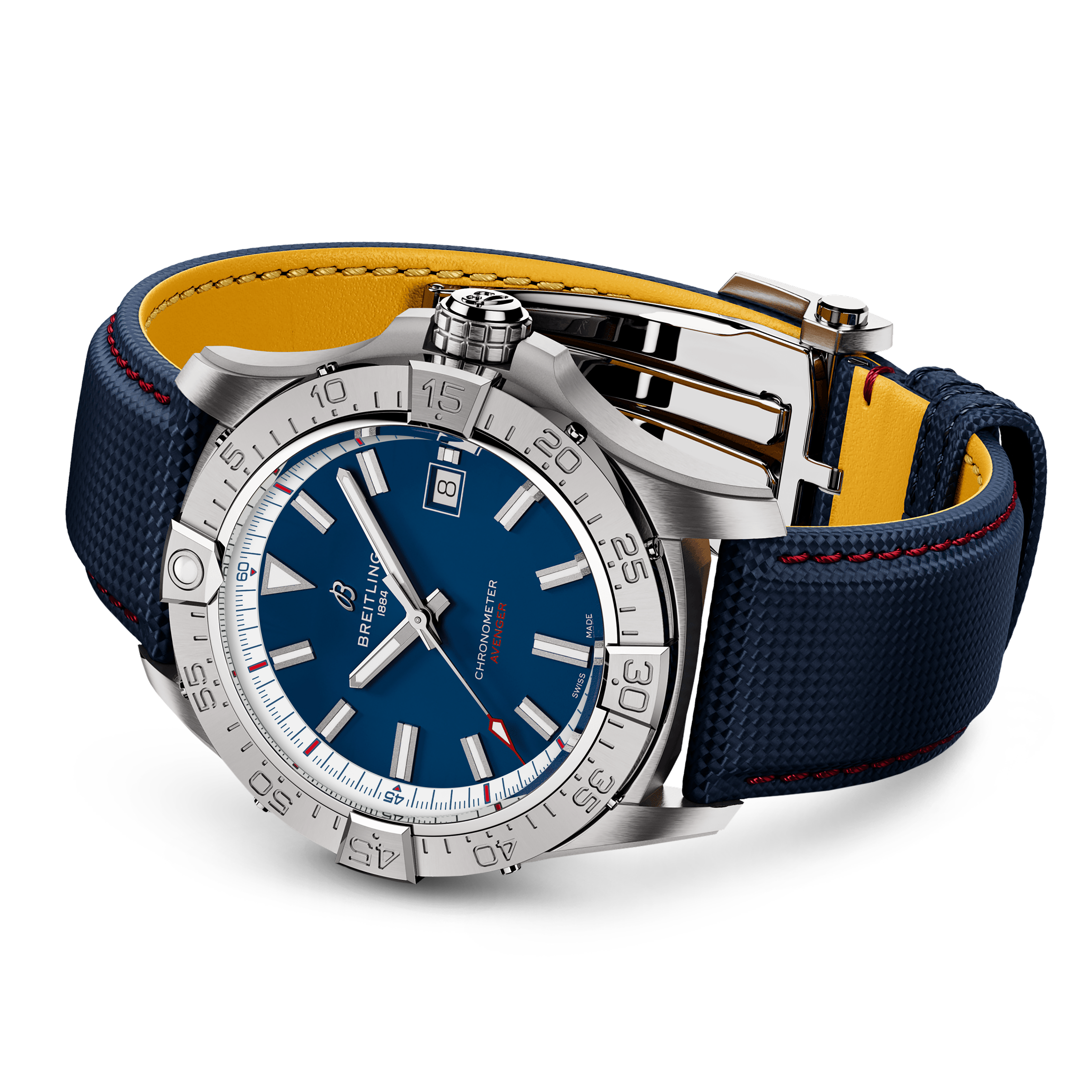Avenger America250 Limited Edition Automatic | 42mm, Calfskin Strap, Stainless Steel Case, Men's Watch