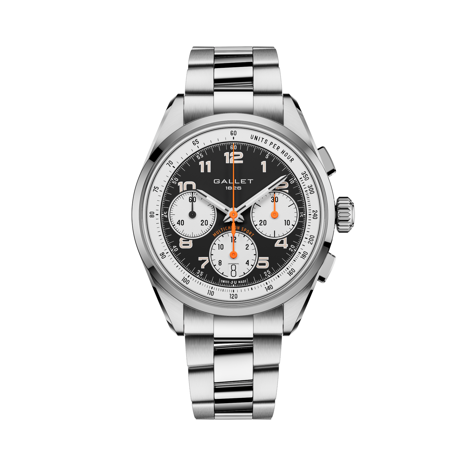 Multichron Sport | 41mm, Steel Case, Steel Strap
